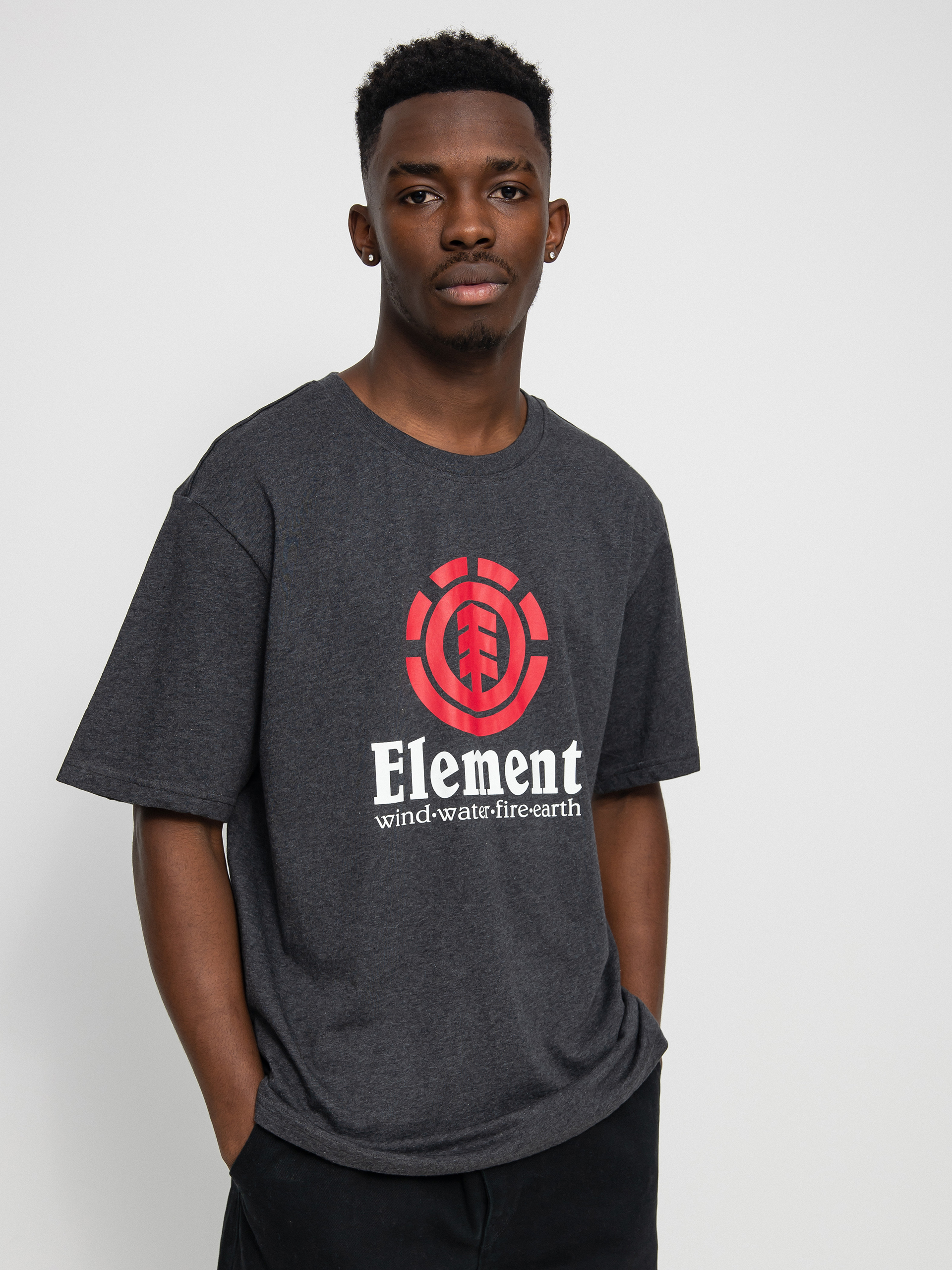 T-shirt Element Vertical (charcoal heathe)