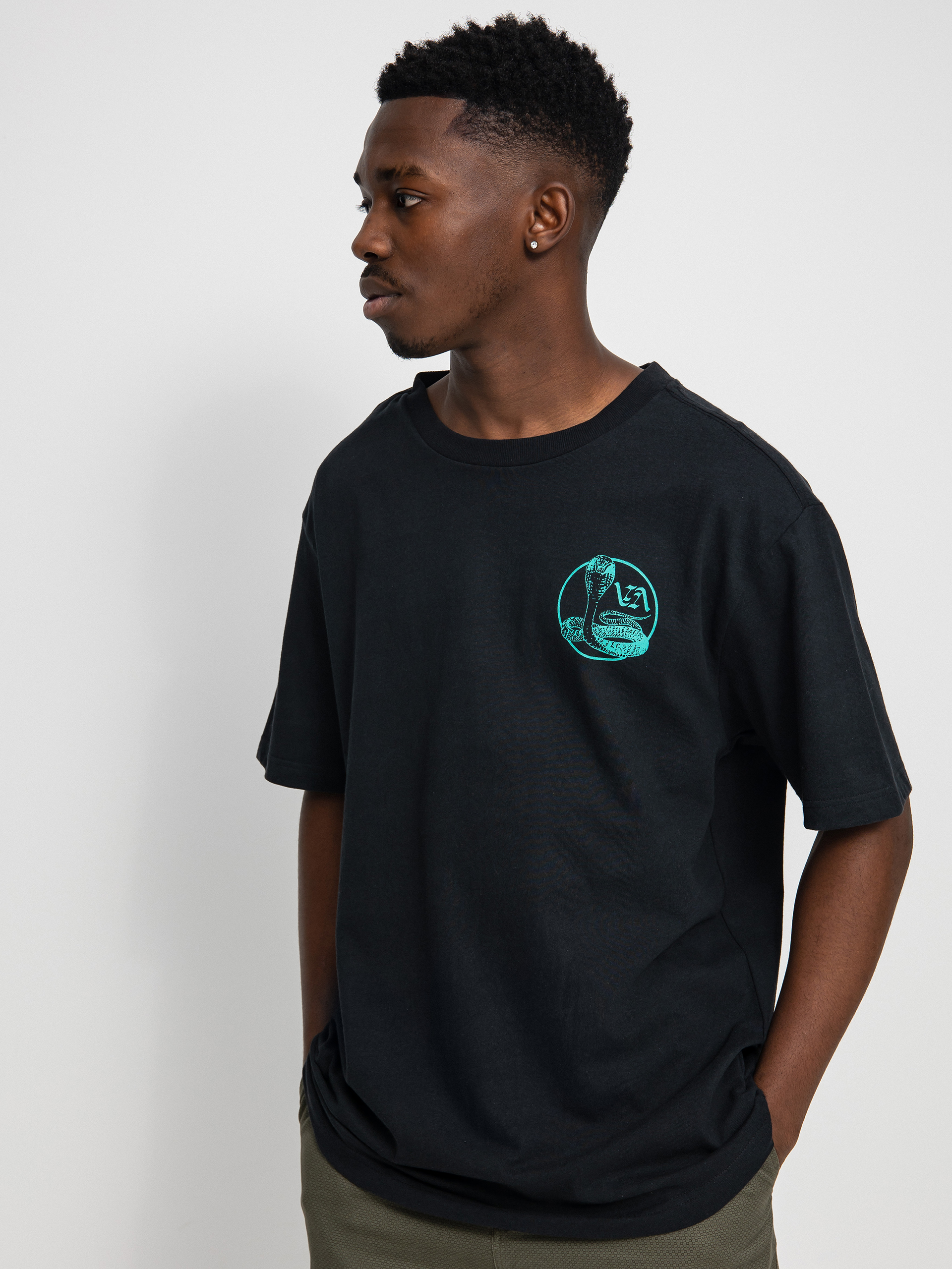 T-shirt RVCA Cobra University (black)