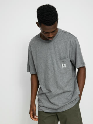 T-shirt Element Basic Pocket Label (grey heather)