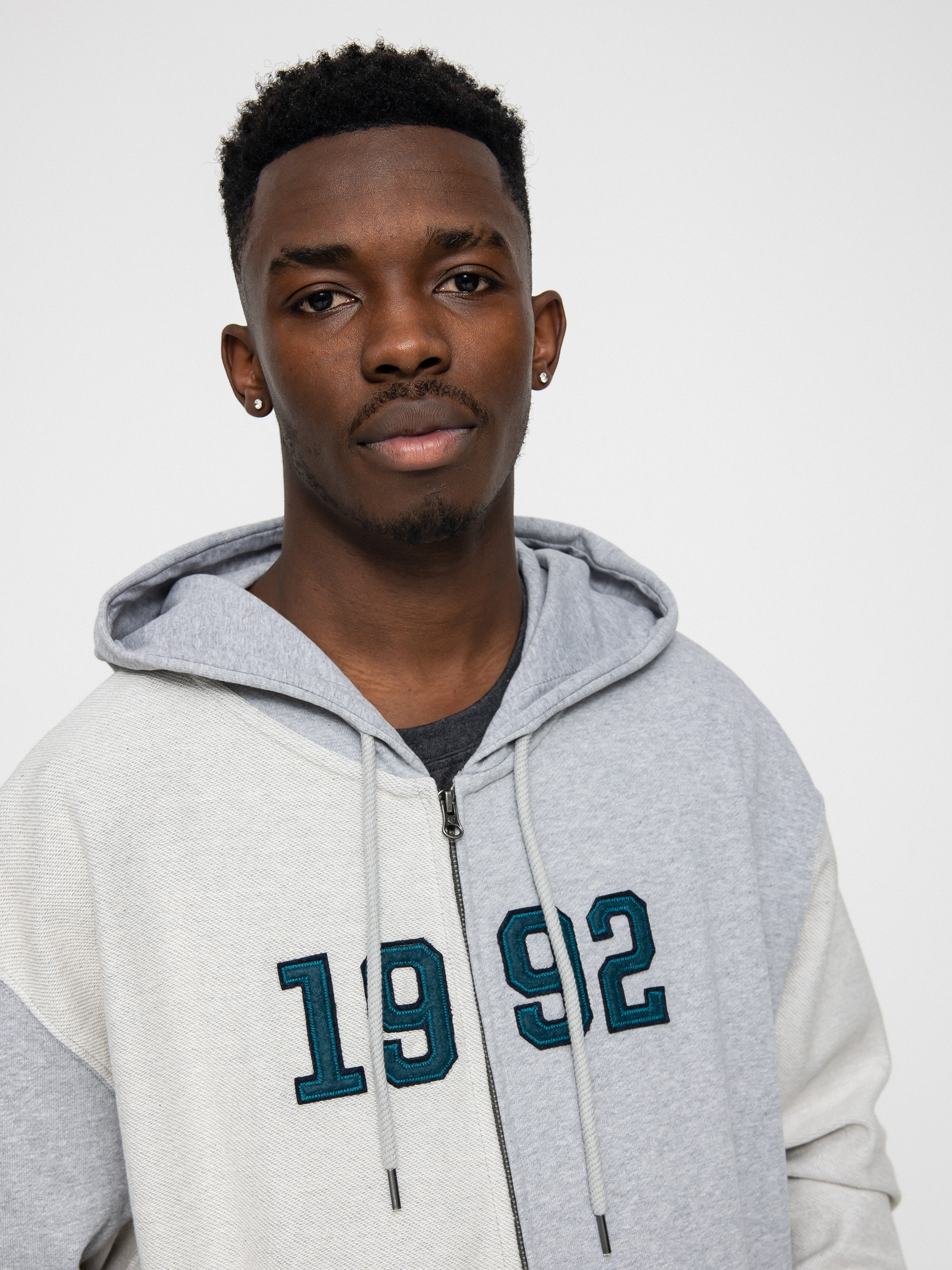 Bluza z kapturem Element Crossfield Reverse ZHD (grey heather)