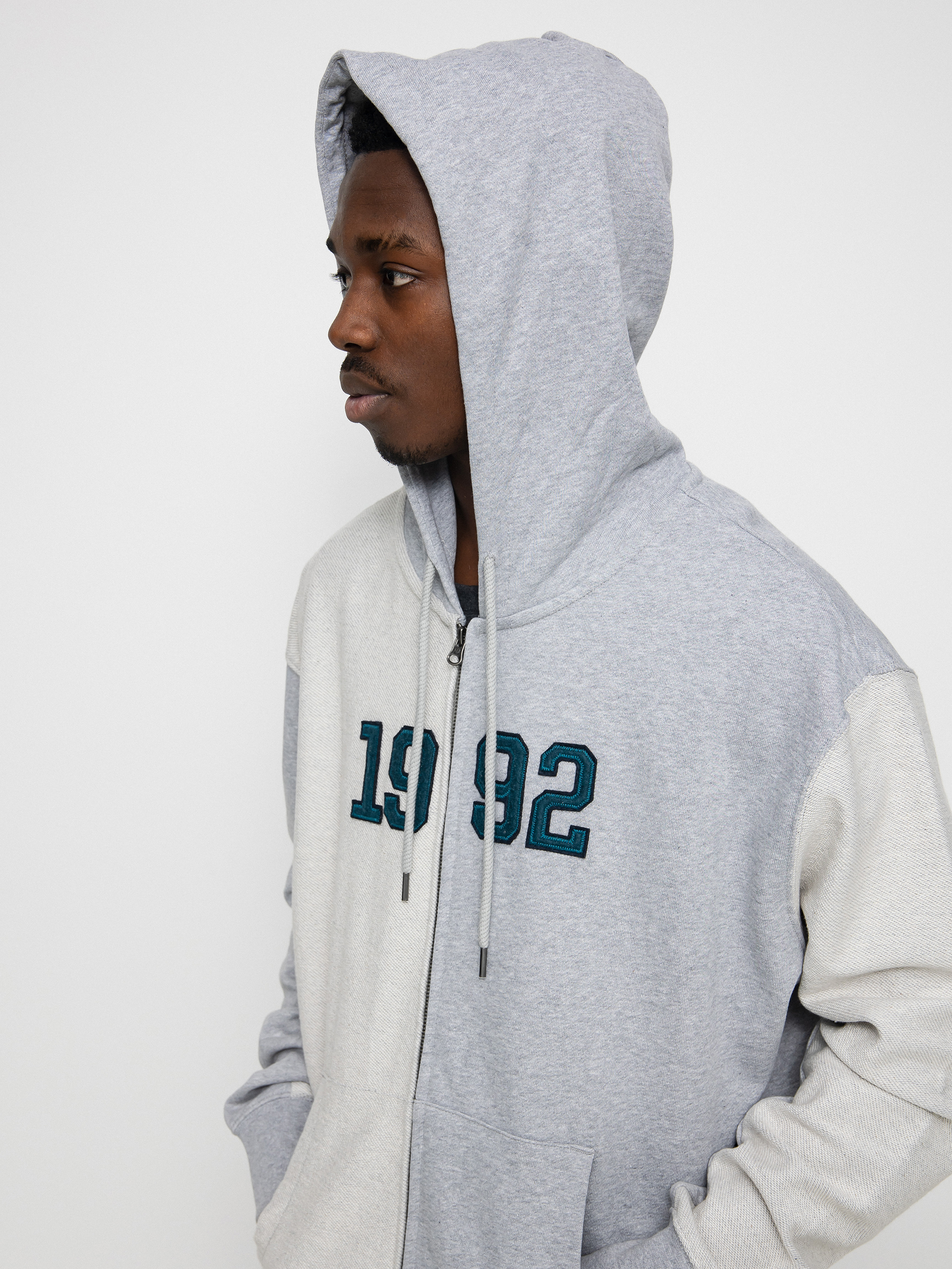 Bluza z kapturem Element Crossfield Reverse ZHD (grey heather)