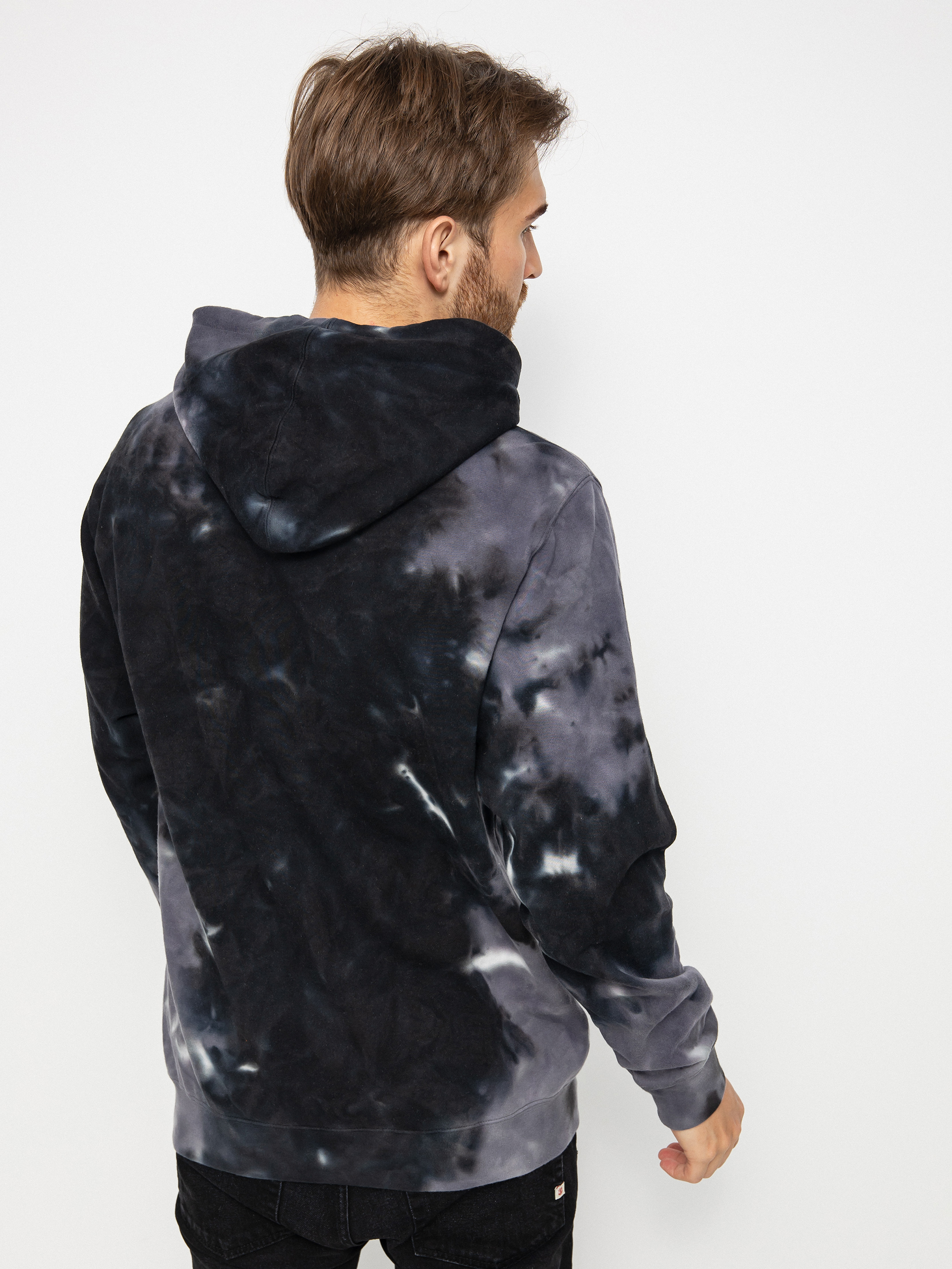 Bluza z kapturem RVCA Annex HD (blk marble tie)