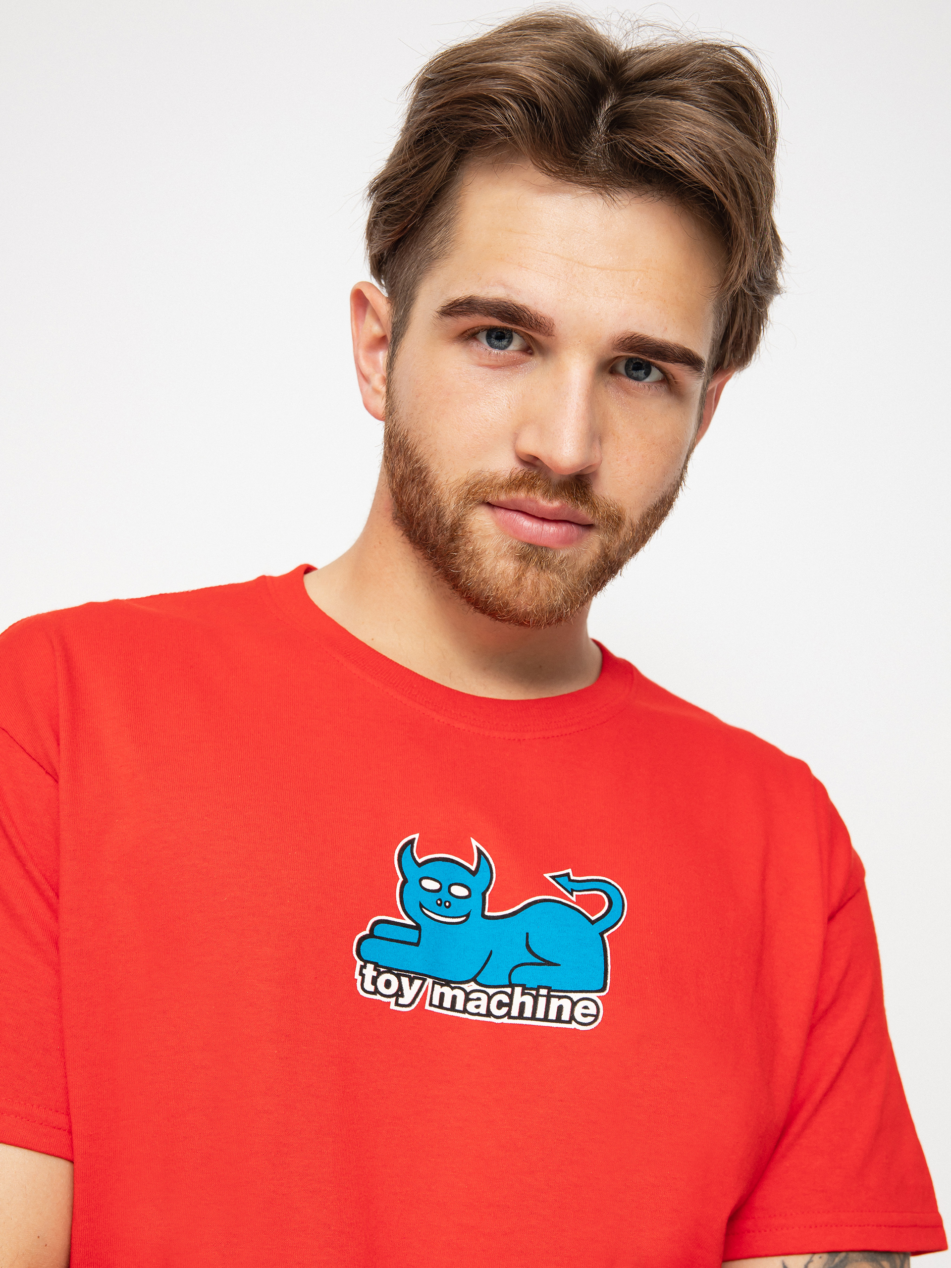 T-shirt Toy Machine Devil Cat 2019 90s (red)