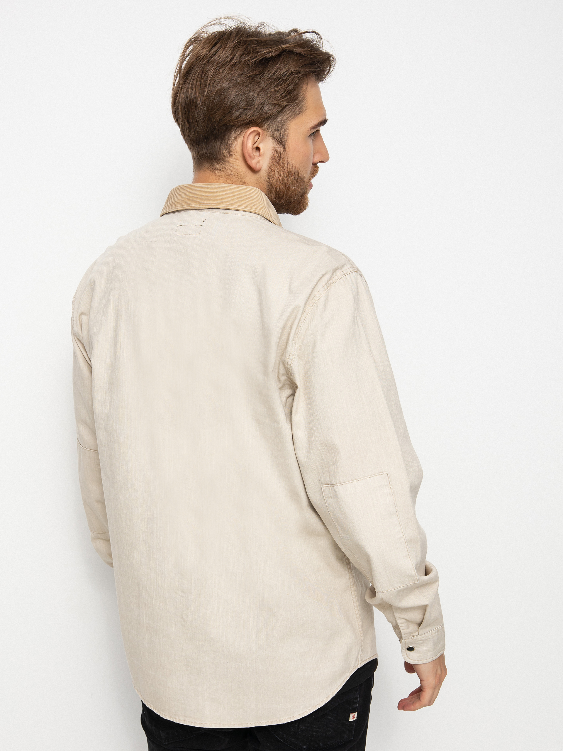 Koszula Brixton Bowery Ls (beige denim)