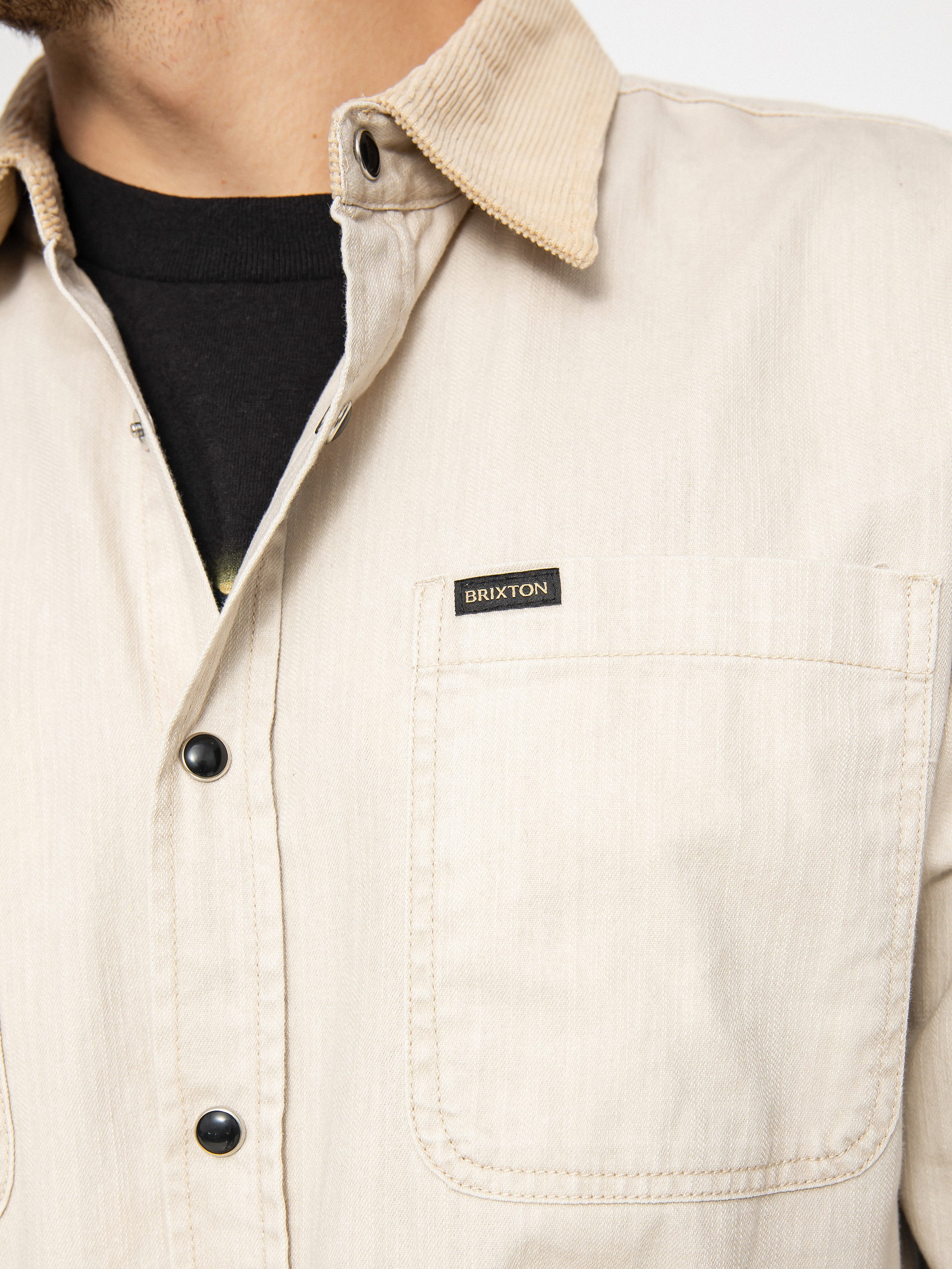Koszula Brixton Bowery Ls (beige denim)