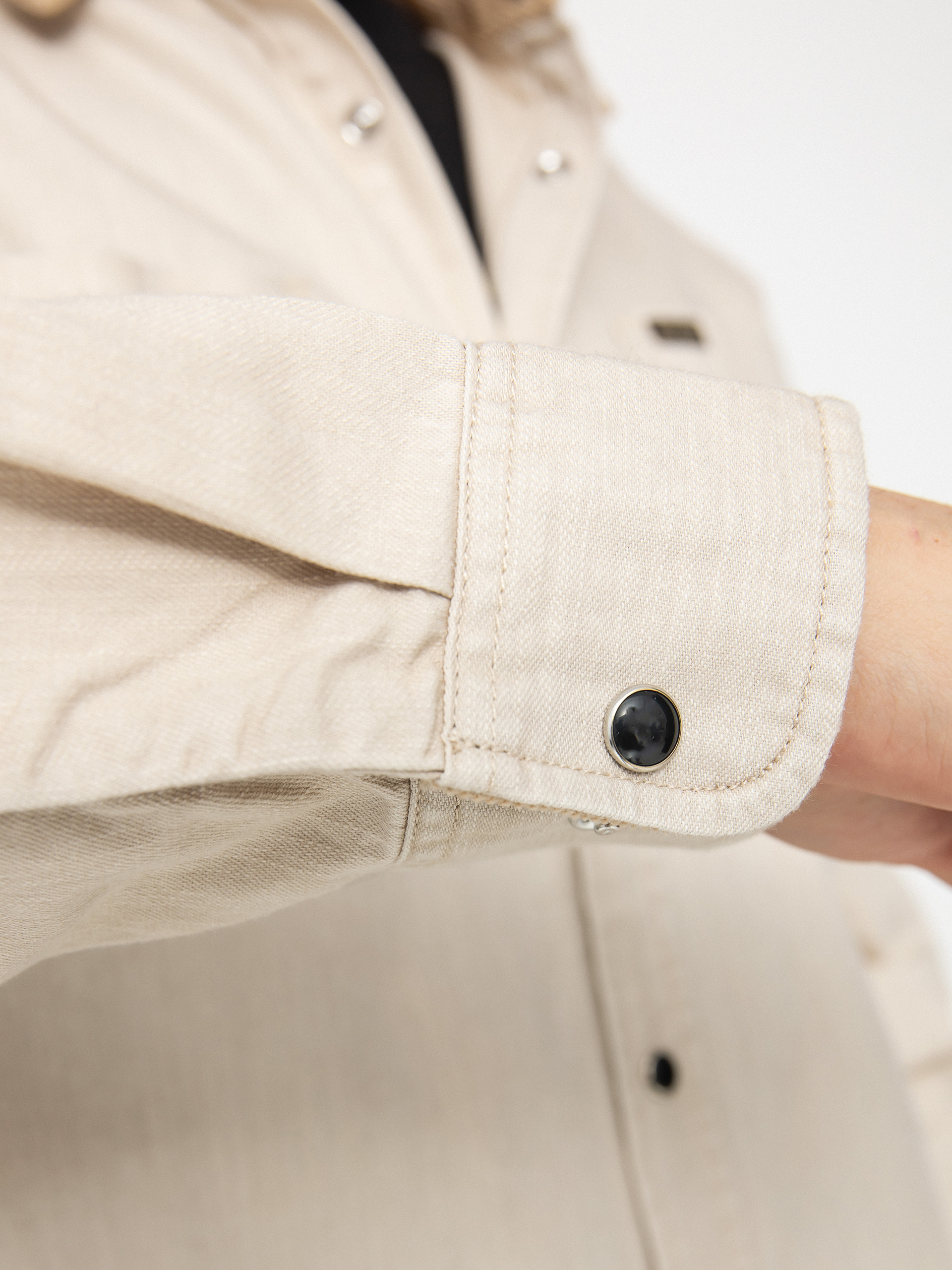 Koszula Brixton Bowery Ls (beige denim)