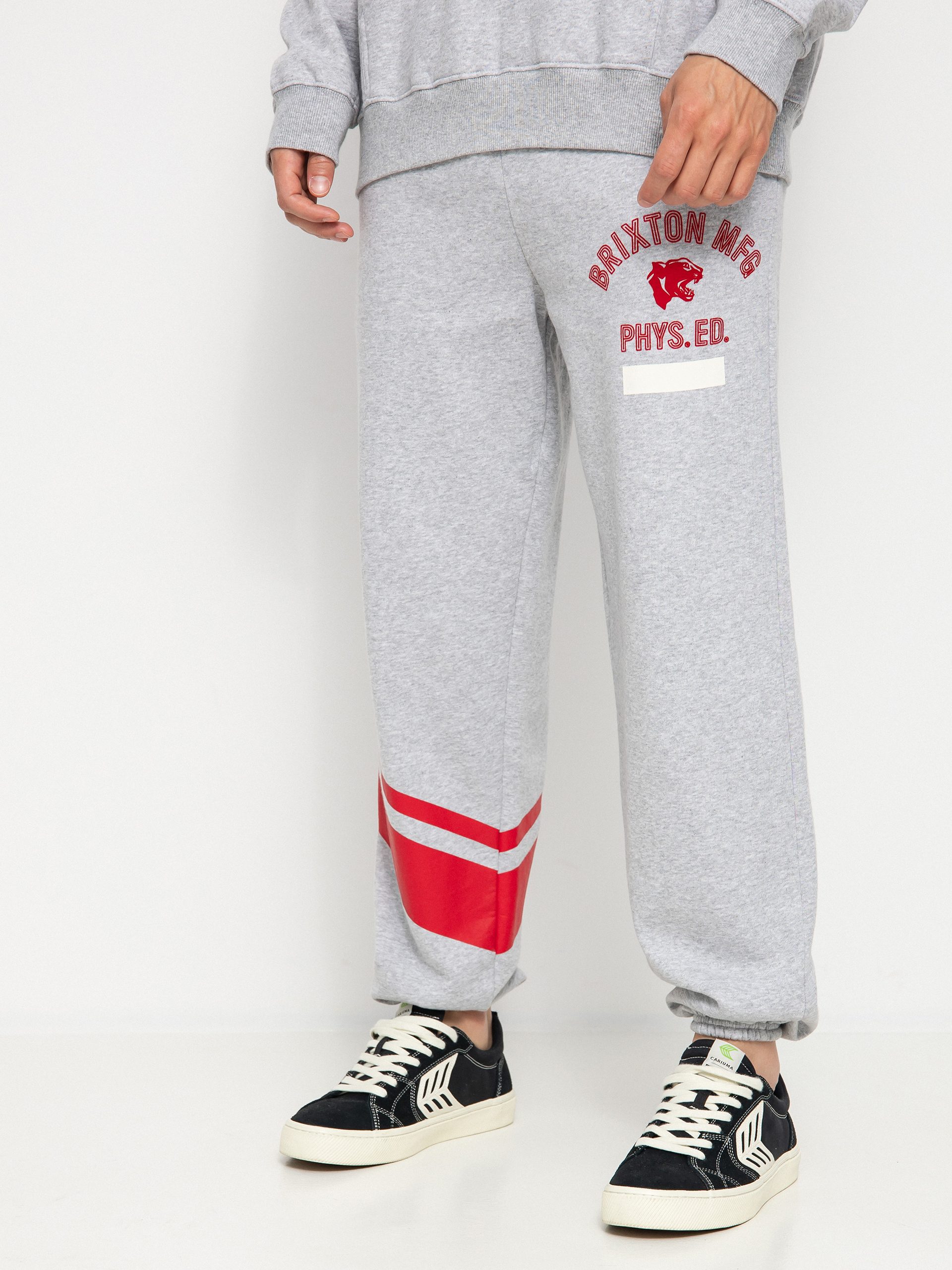 Spodnie Brixton Phys. Ed. Sweatpant (heather grey)