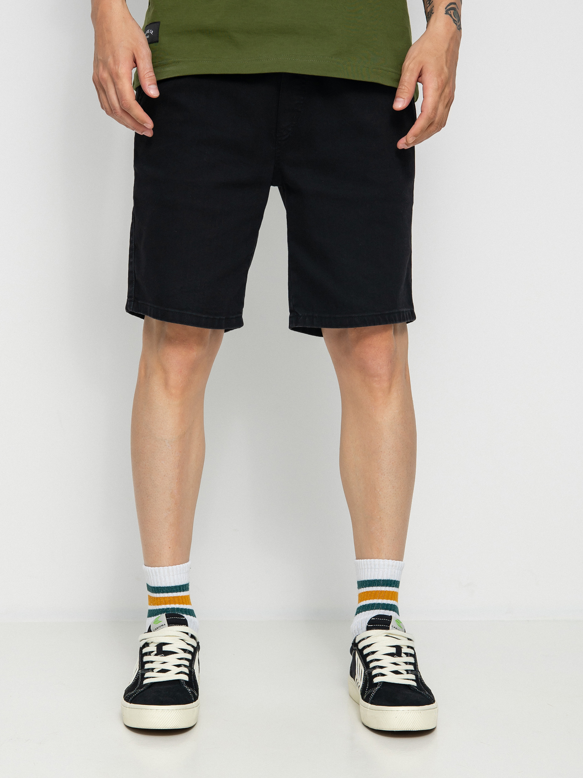 Szorty Elade Classic Jogger (black denim)