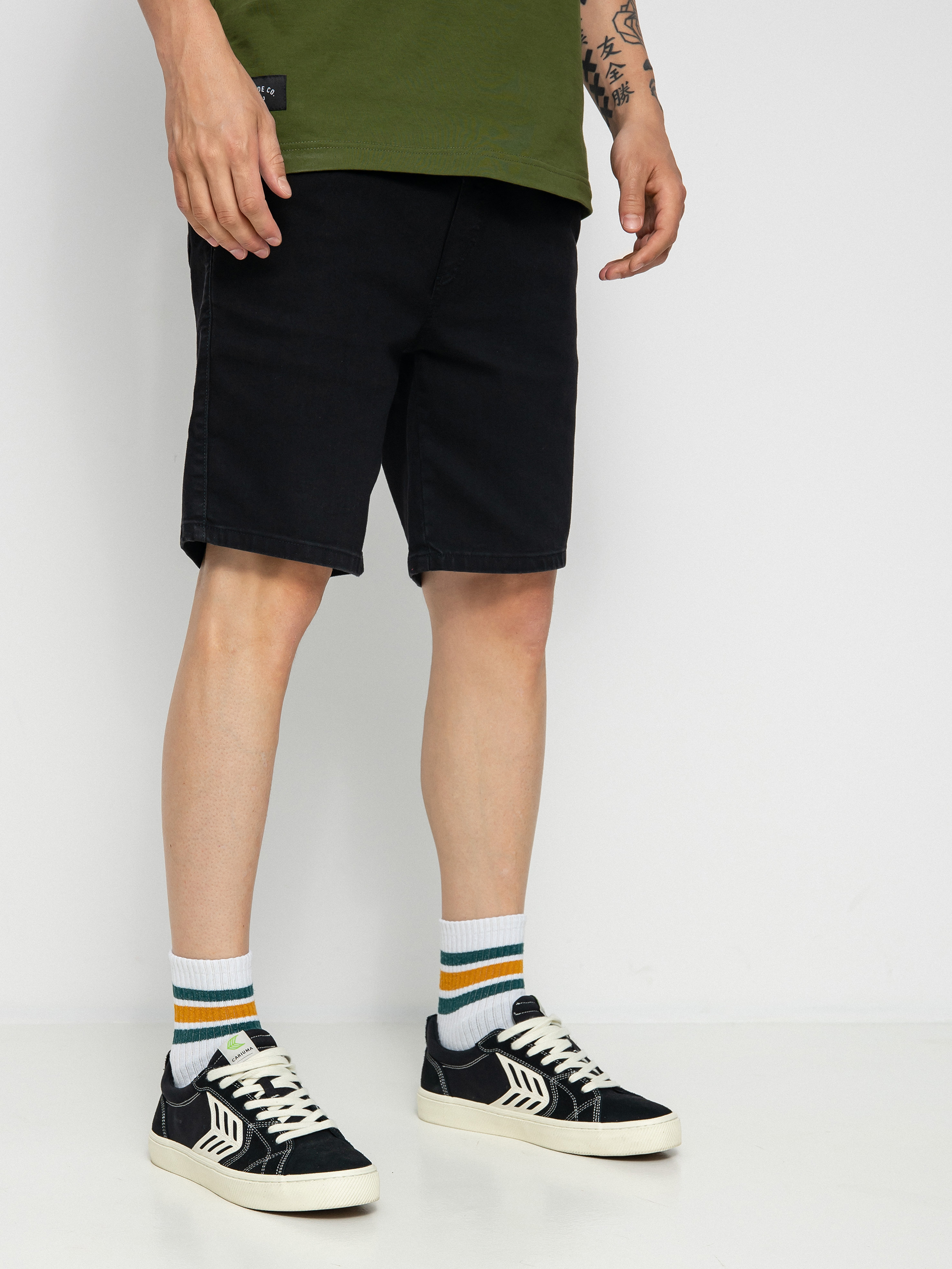 Szorty Elade Classic Jogger (black denim)