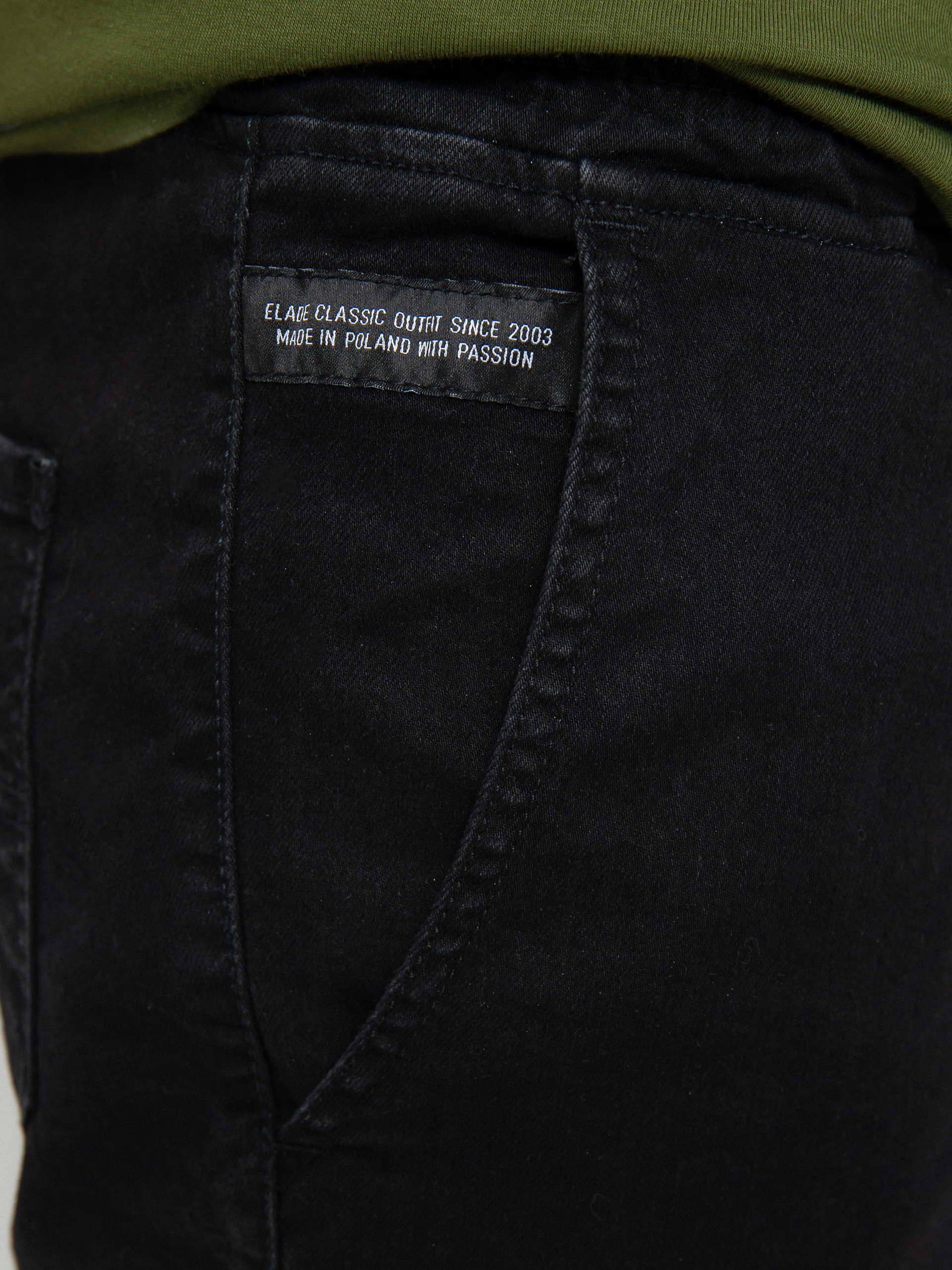 Szorty Elade Classic Jogger (black denim)