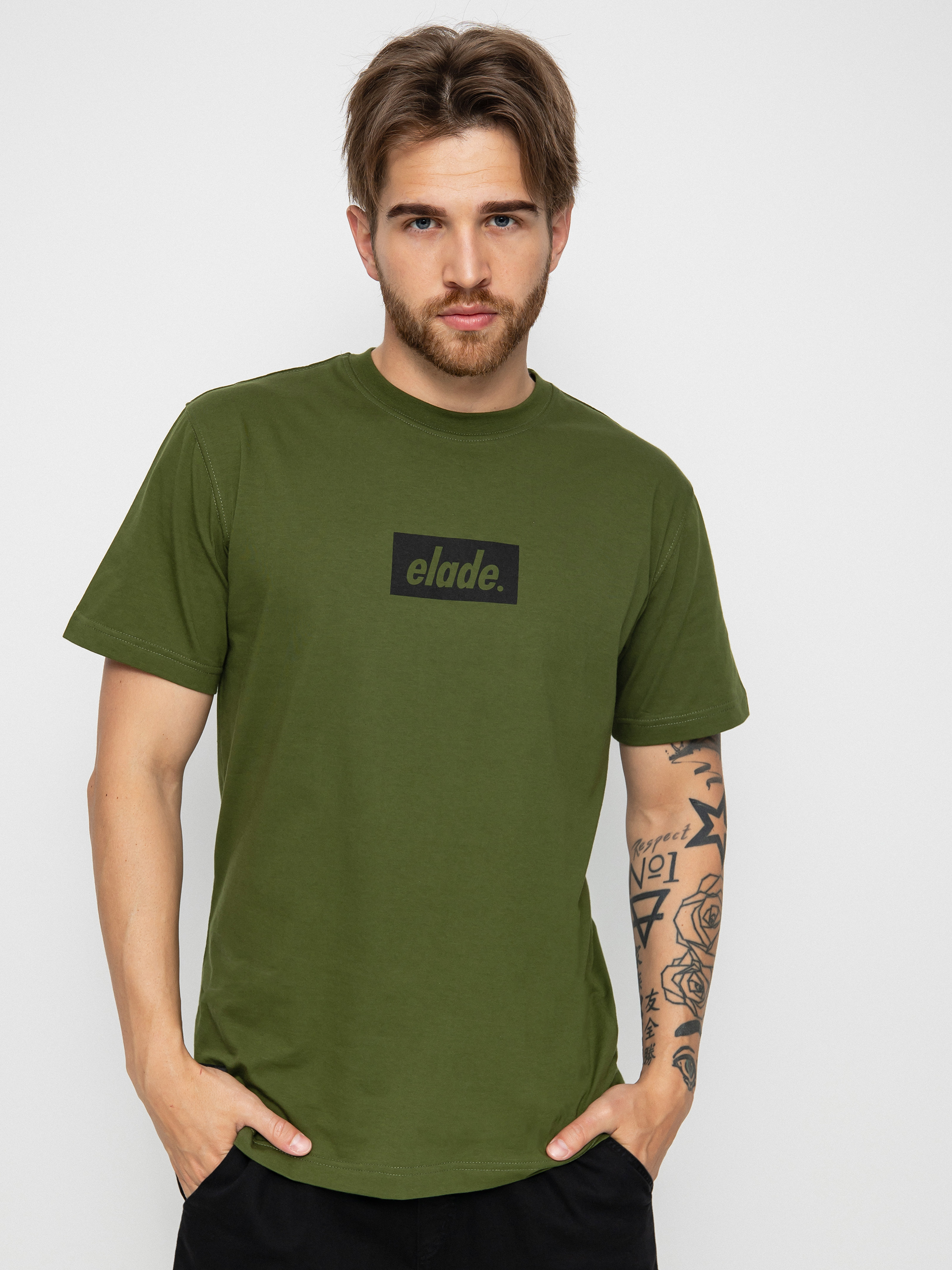 T-shirt Elade Box Logo (olive)