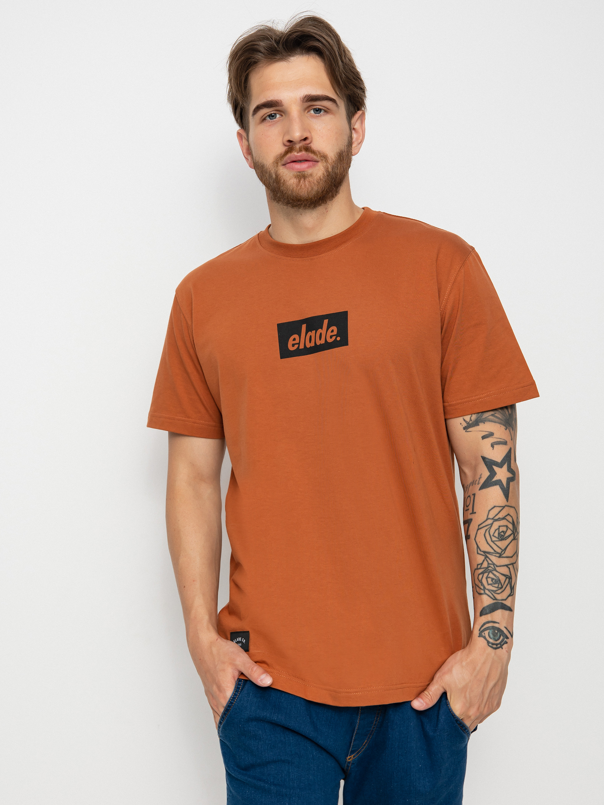 T-shirt Elade Box Logo (brown)