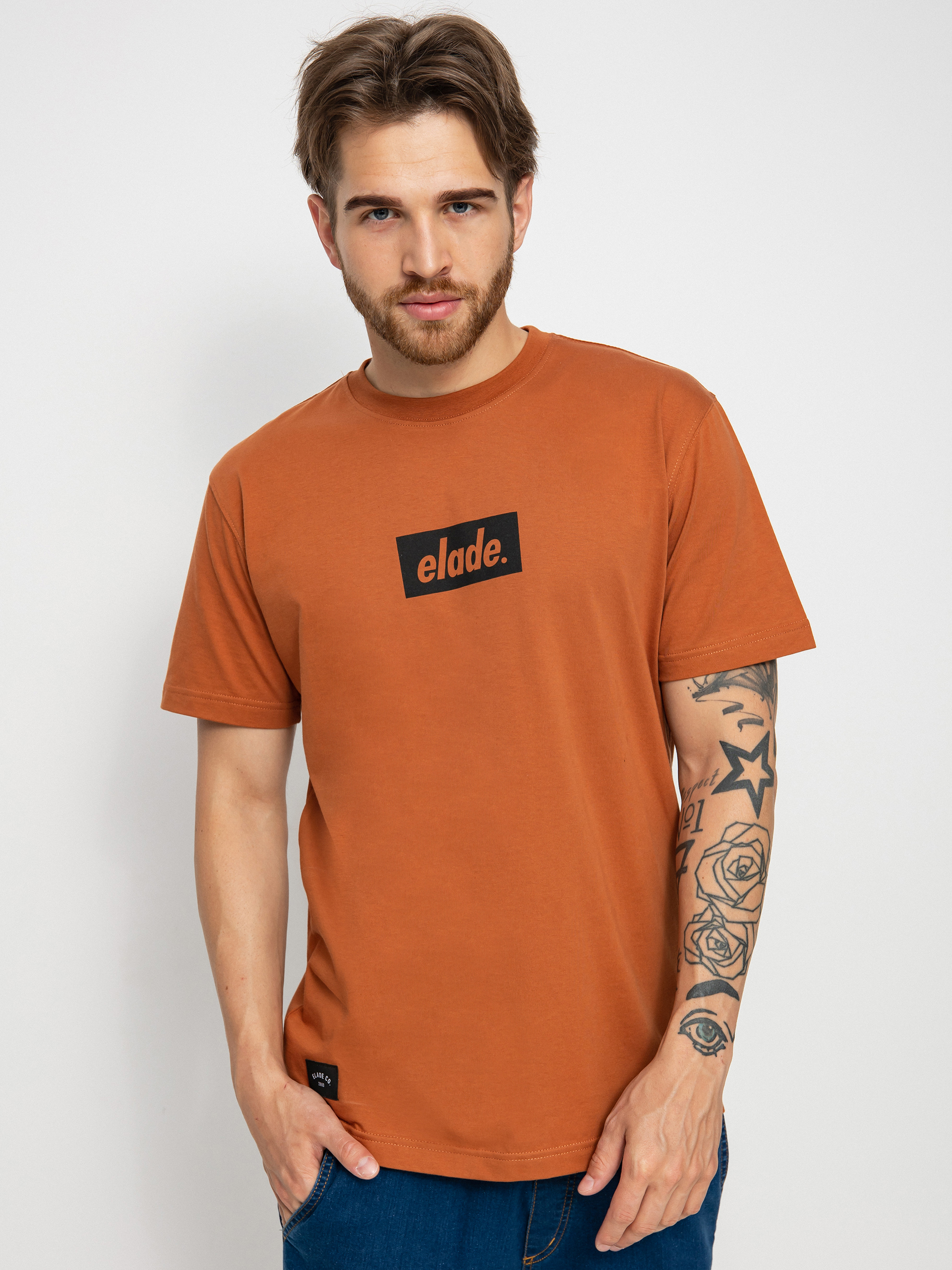 T-shirt Elade Box Logo (brown)