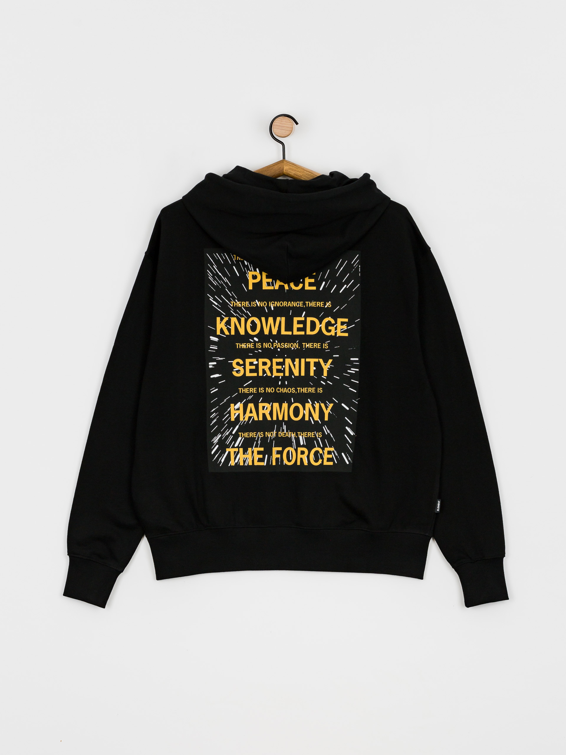 Bluza z kapturem Element Swxe Jedi HD (flint black)