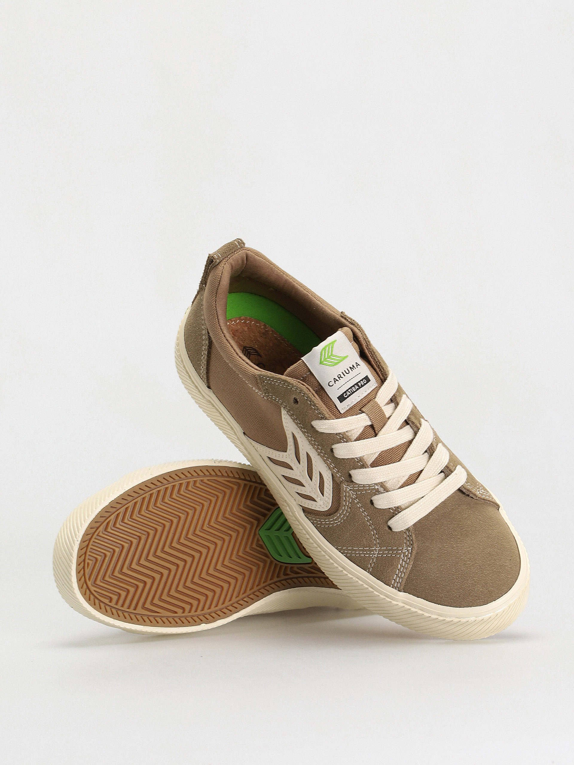 Buty Cariuma Catiba Pro (burnt sand suede and canvas contrast thread ivory logo)