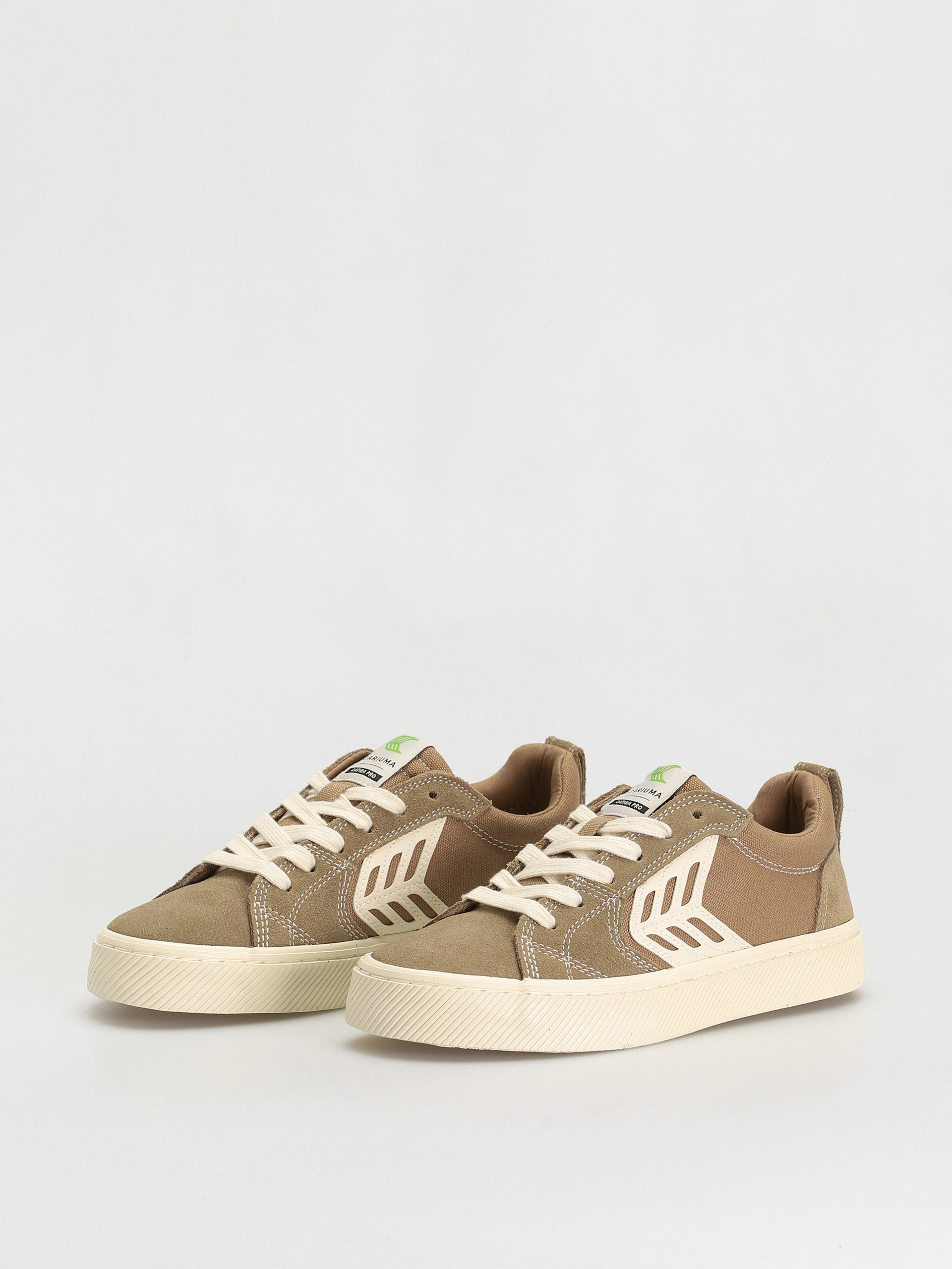 Buty Cariuma Catiba Pro (burnt sand suede and canvas contrast thread ivory logo)