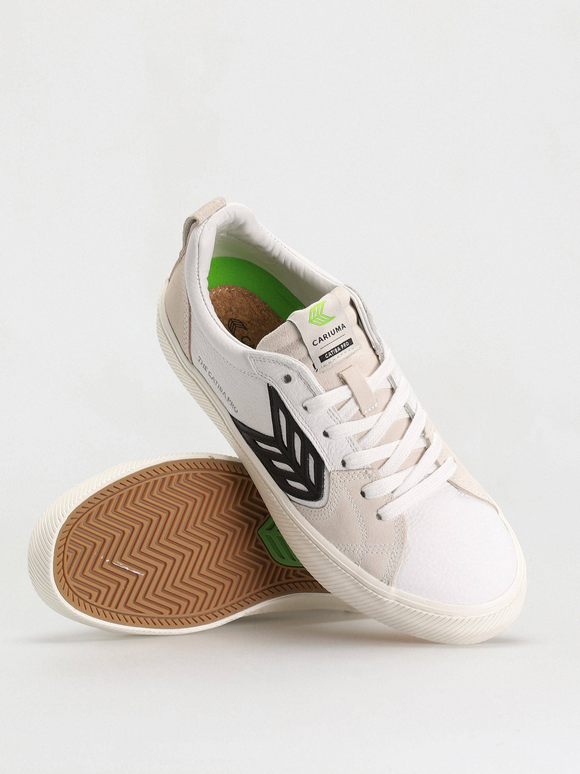 Buty Cariuma Catiba Pro (white premium leather vintage white suede)
