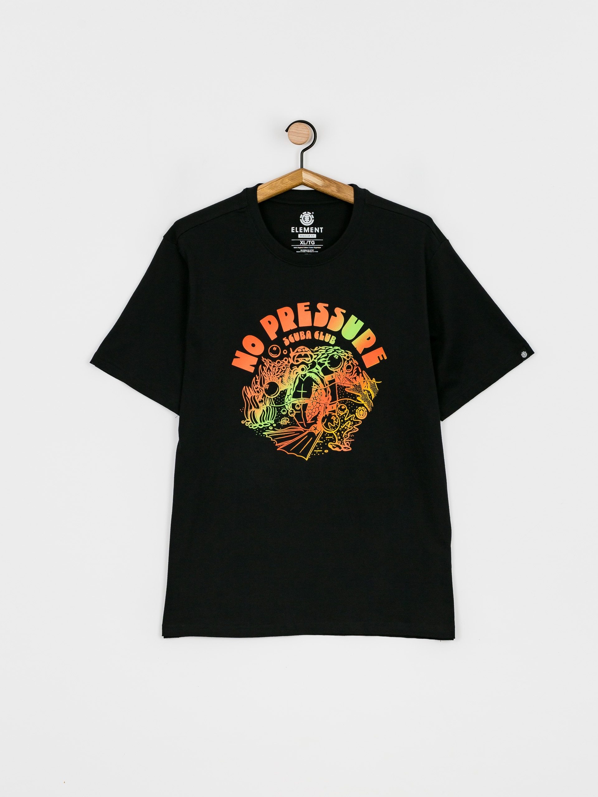 T-shirt Element No Pressure (flint black)