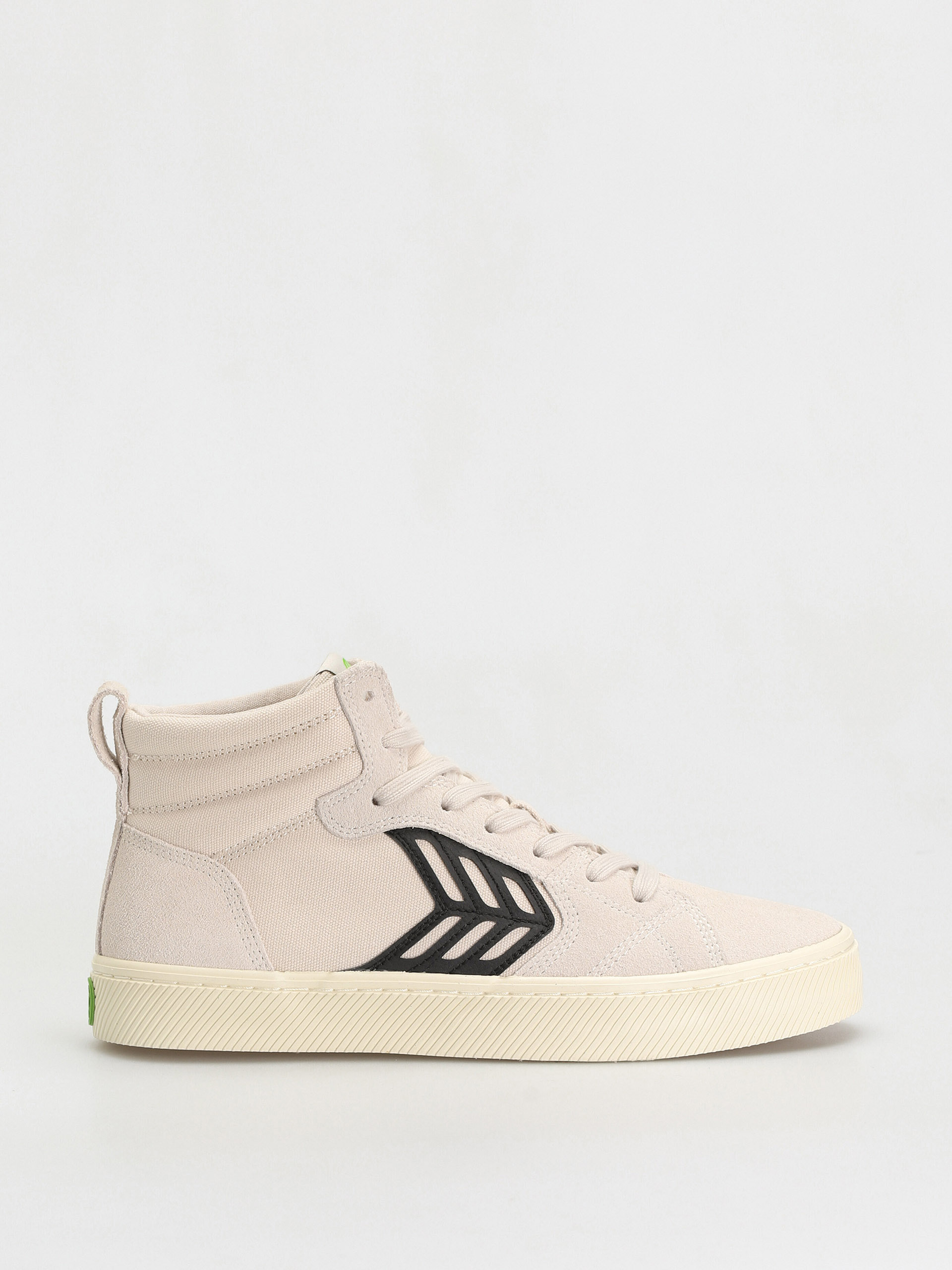 Buty Cariuma Catiba High Pro (vintage white suede and canvas black logo)