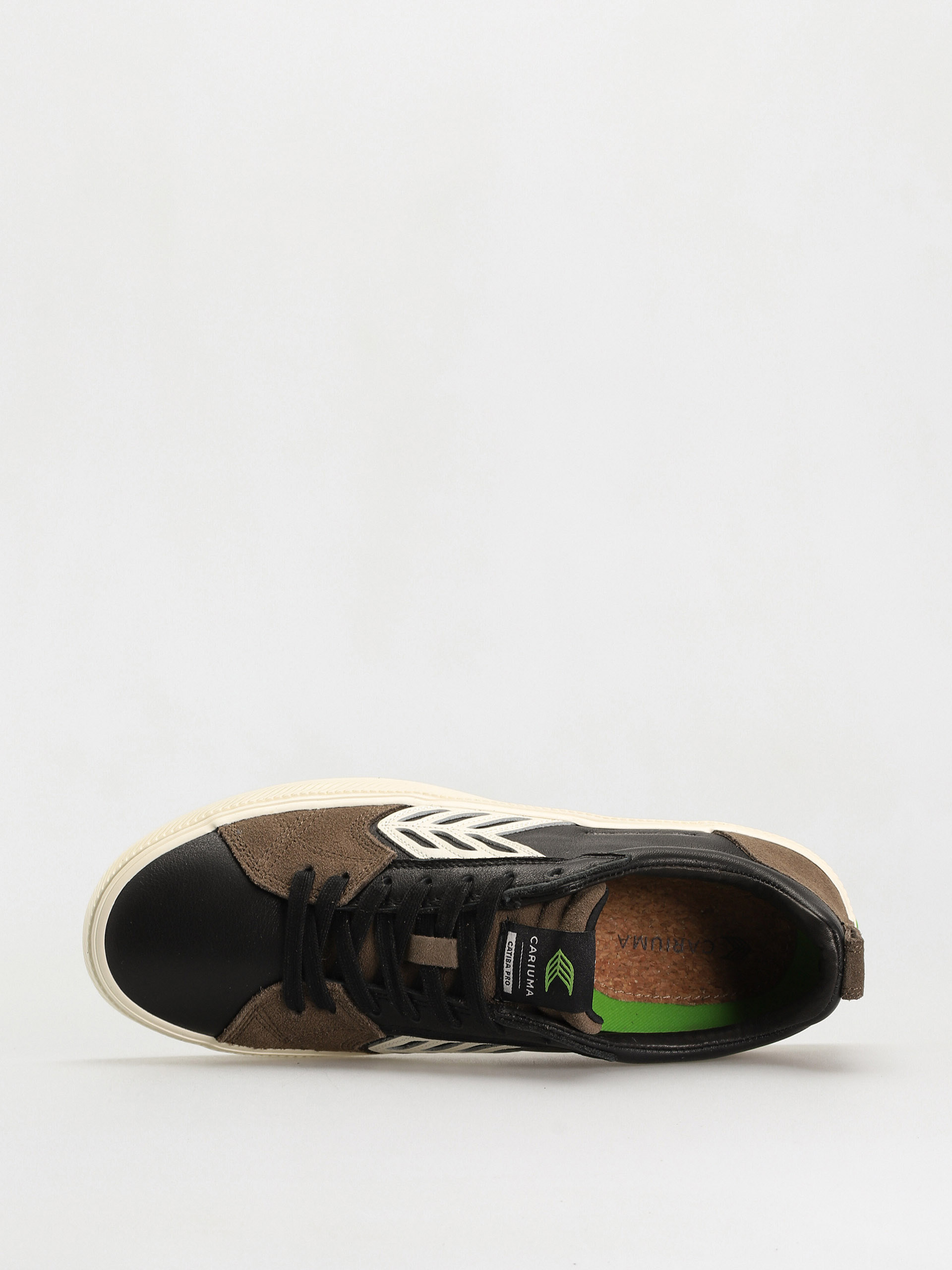 Buty Cariuma Catiba Pro (black premium leather dark khaki suede)