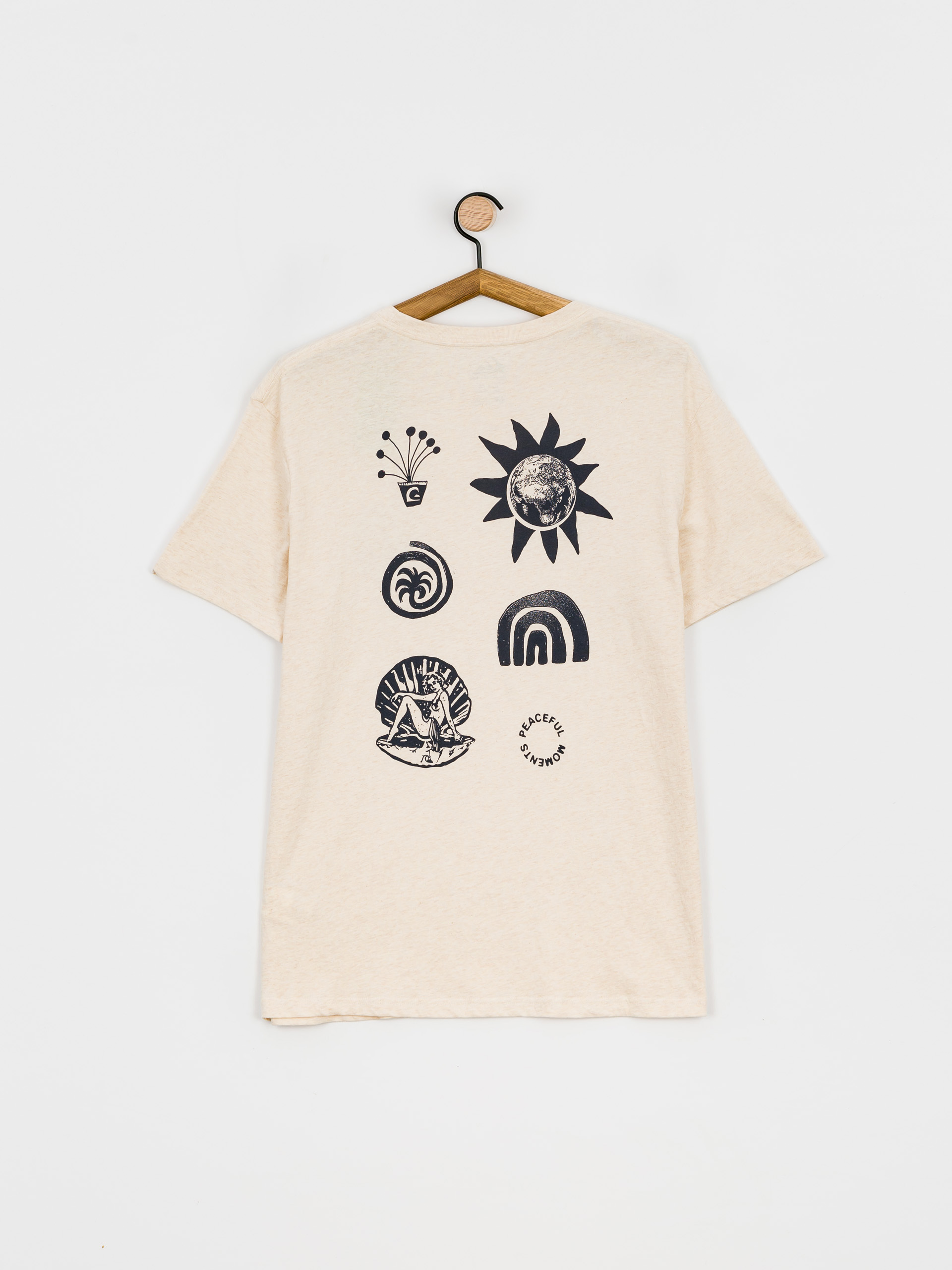 T-shirt Quiksilver Quiks Groove (antique white heather)
