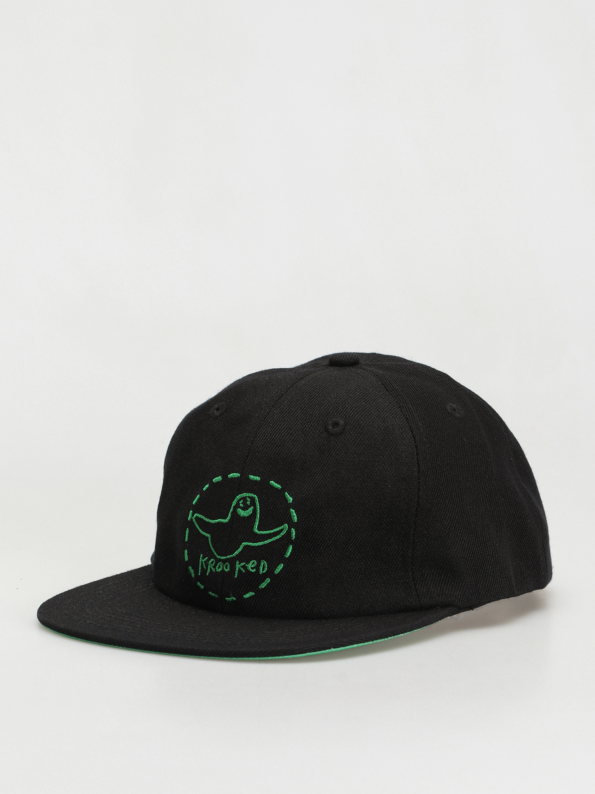 Czapka z daszkiem Krooked Adj Trinity Smile Strapback (black/green)