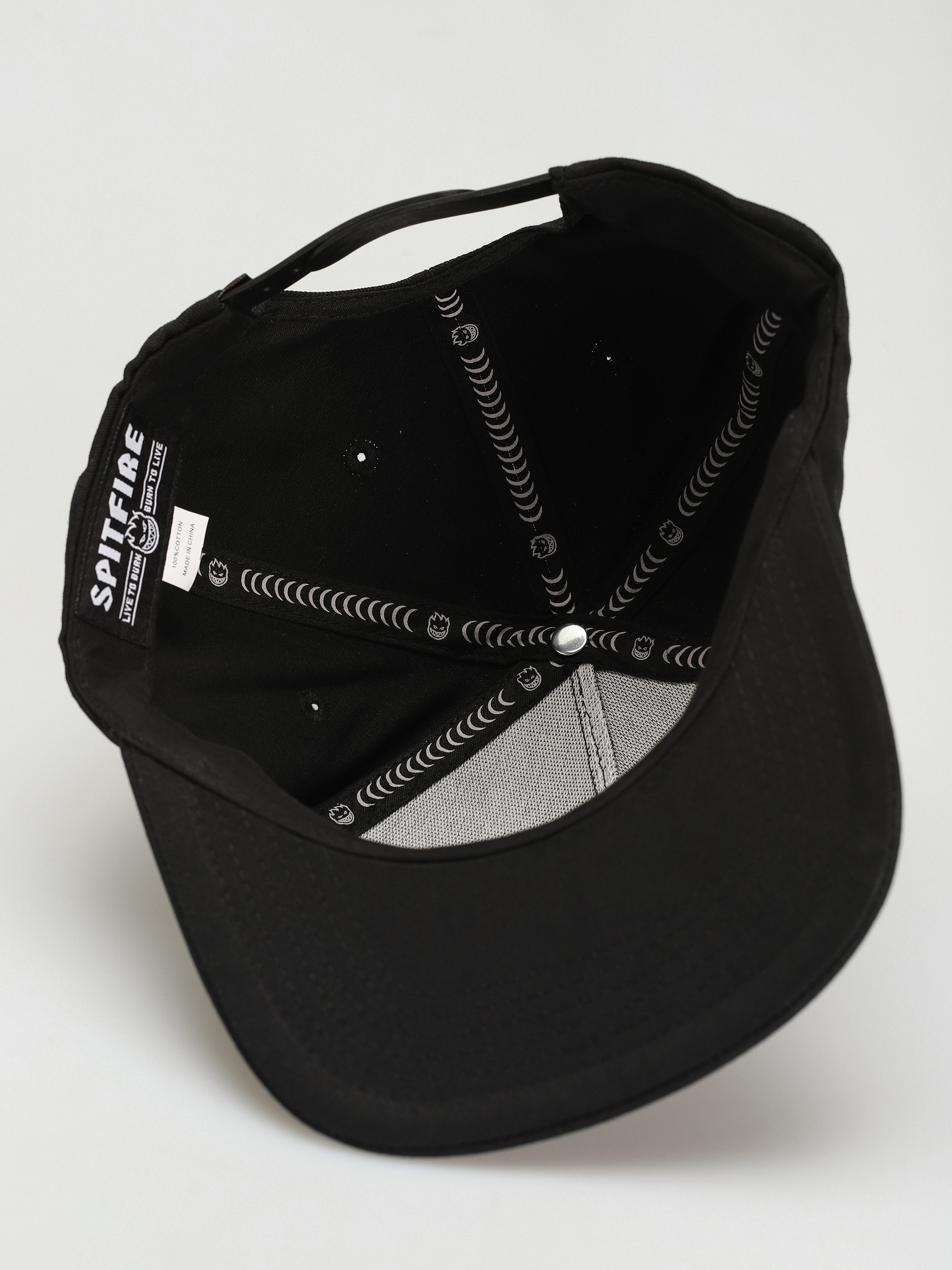 Czapka z daszkiem Spitfire Adj Bighead Fill Snapback (black/red/black)