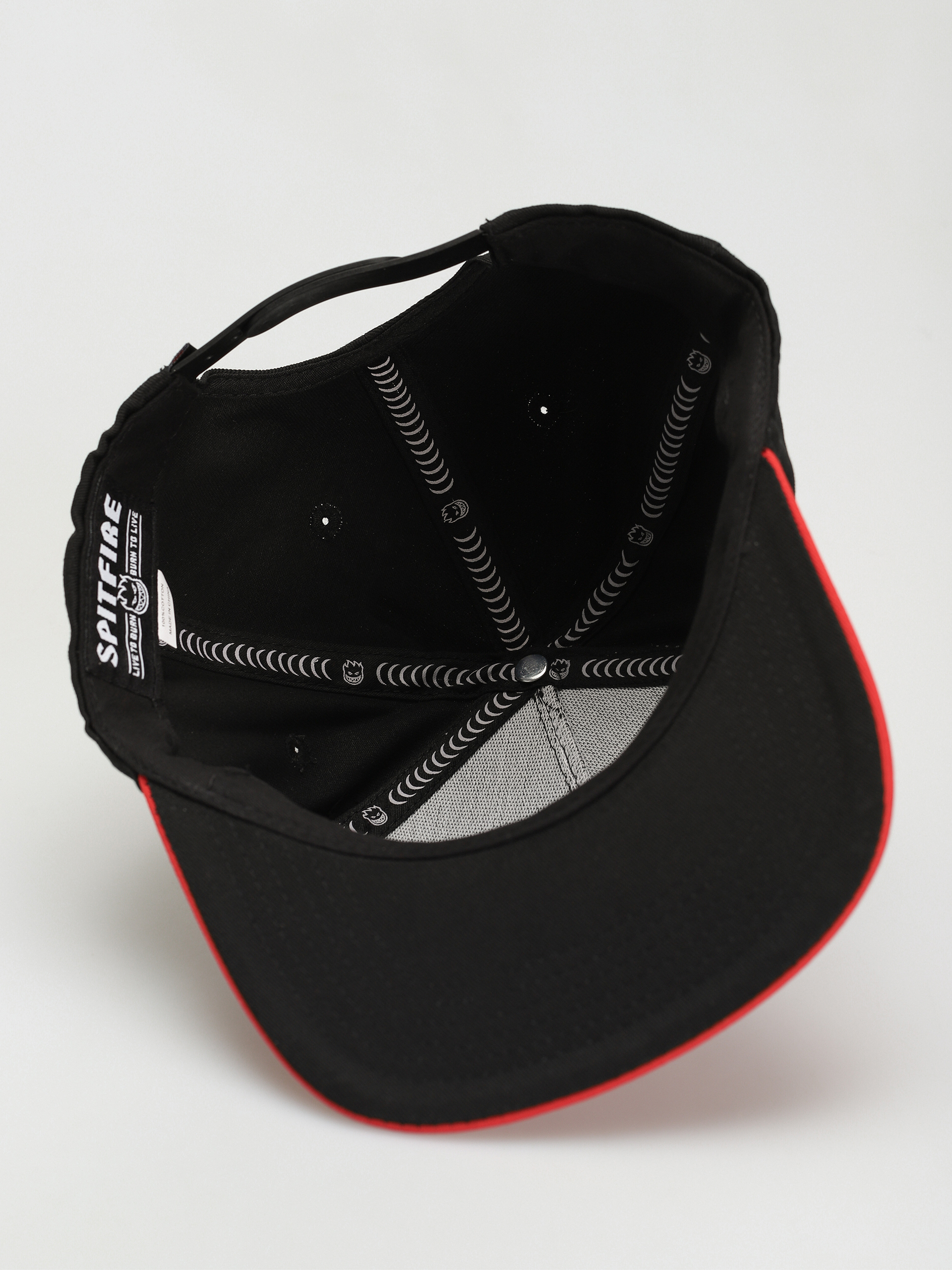 Czapka z daszkiem Spitfire Adj Clssc 87 Swlpch (black/red)
