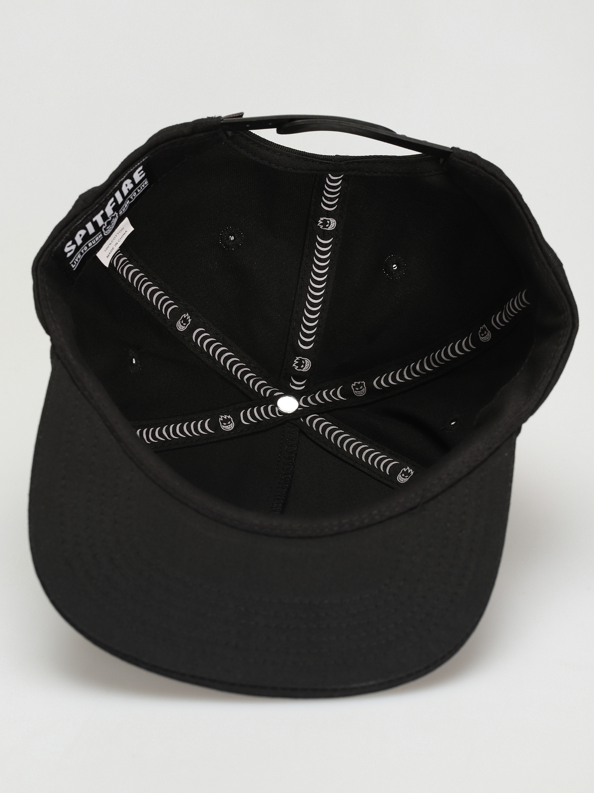 Czapka z daszkiem Spitfire Old E Arch Snapback (black/red)