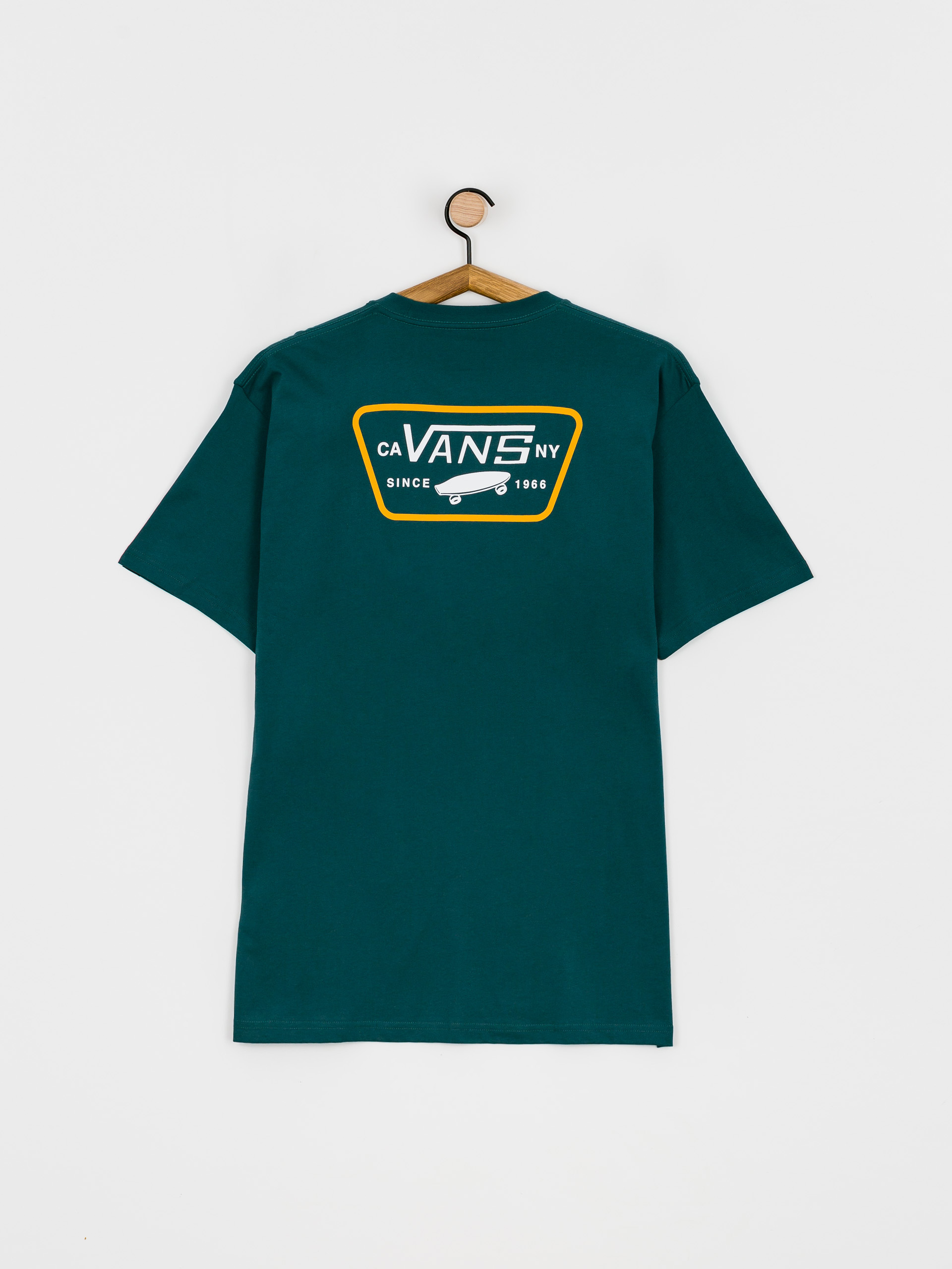 T-shirt Vans Full Patch Back (deep teal/white)