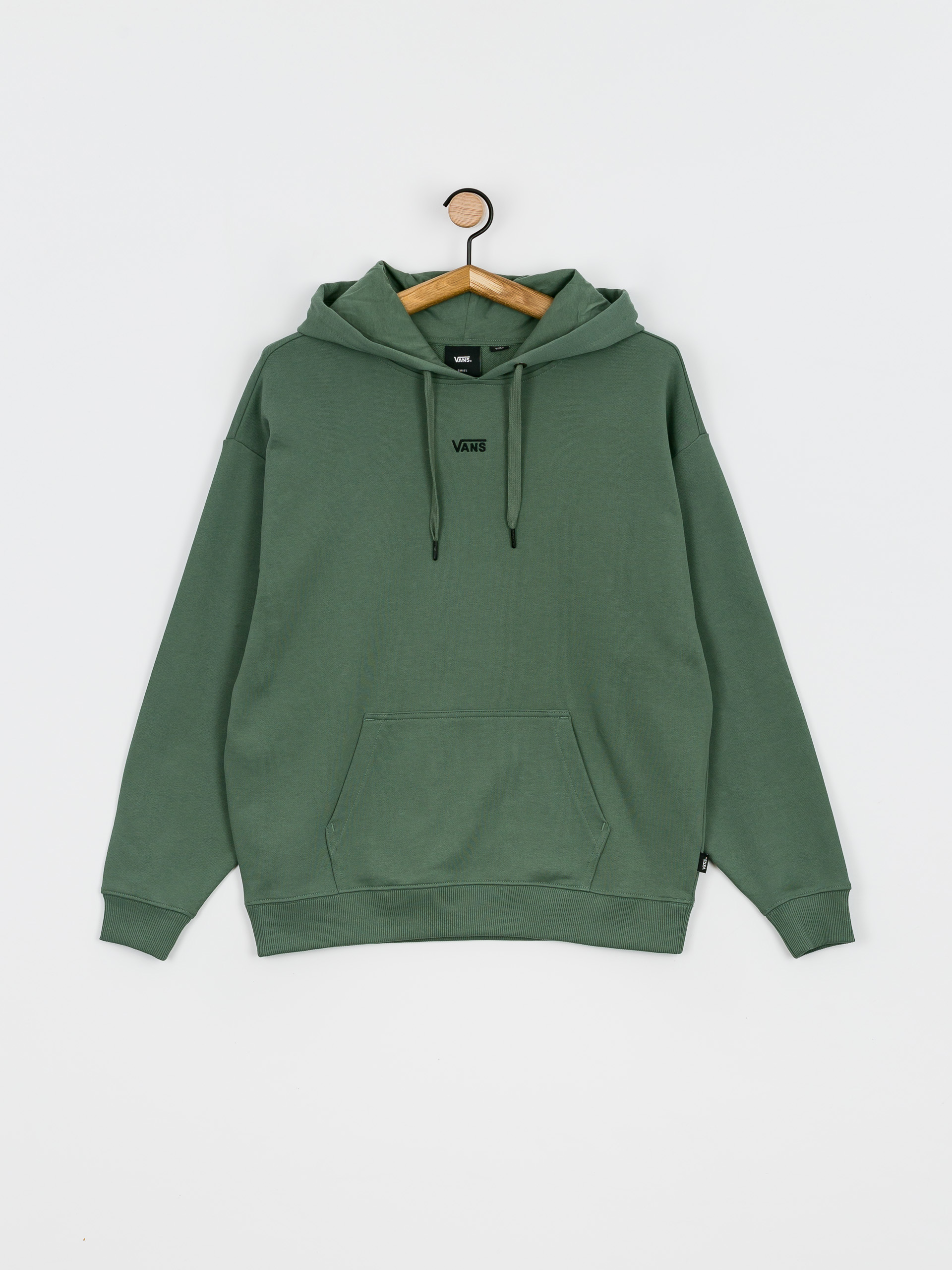 Bluza z kapturem Vans Flying V Uniw Ft Ls HD Wmn (duck green)