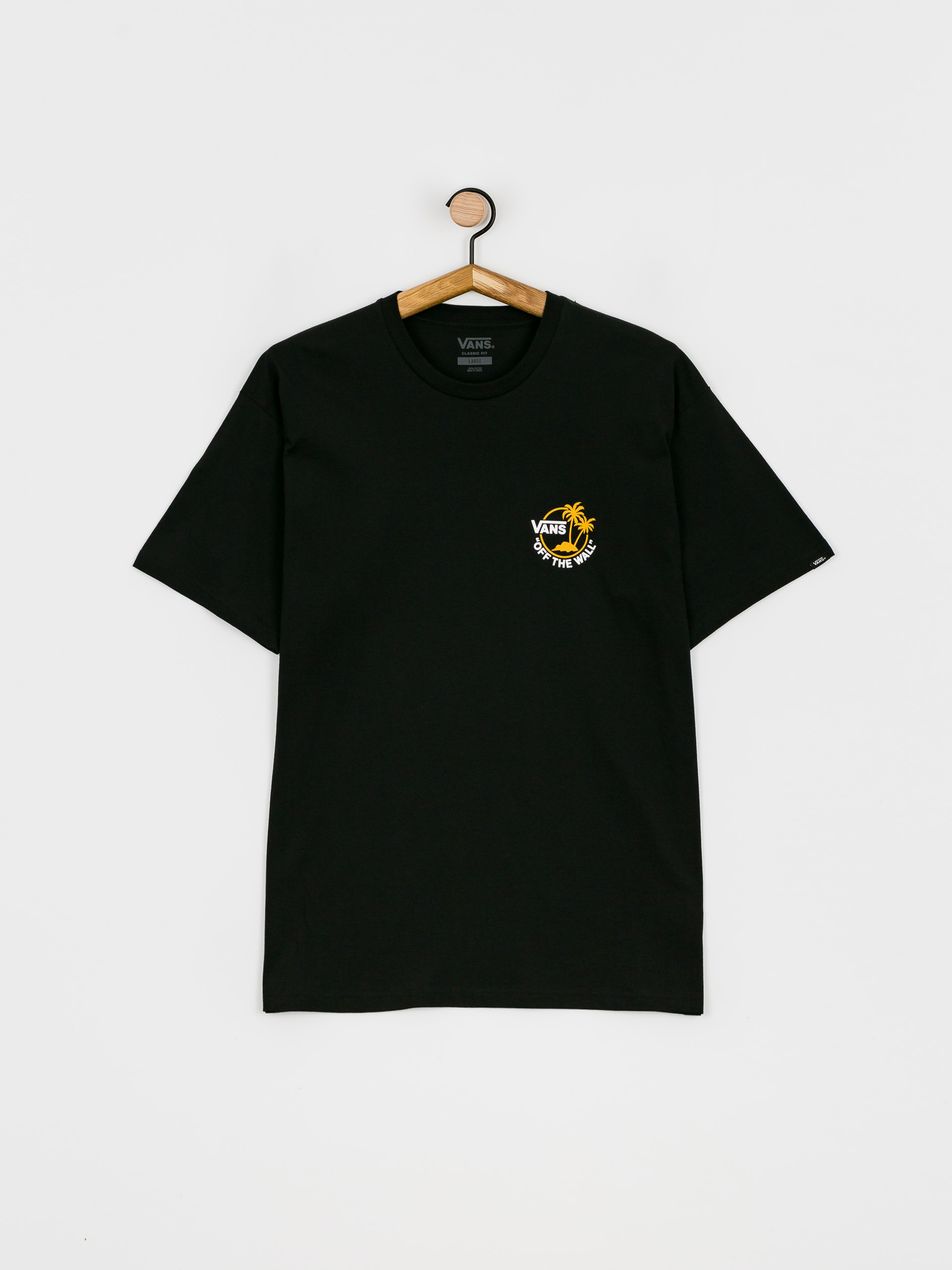 T-shirt Vans Classic Mini Dual Palm II (black/golden yellow)