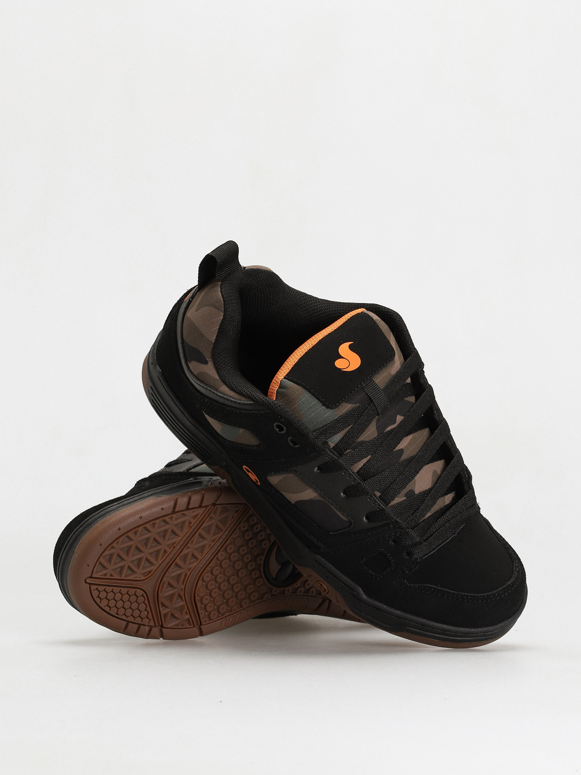 Buty DVS Gambol (black camo orange nubuck)