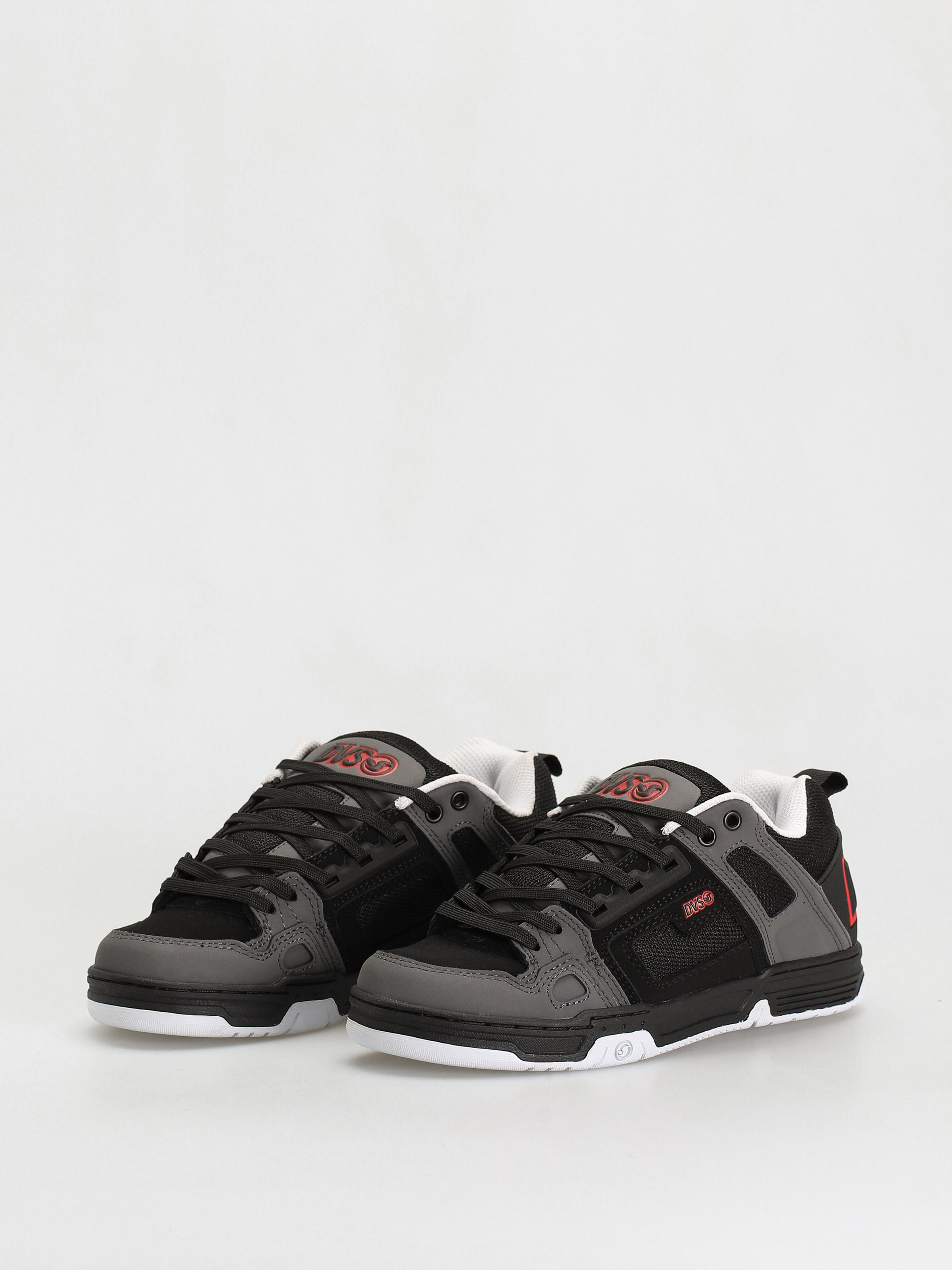Buty DVS Comanche (black charcoal fiery red nubuck)