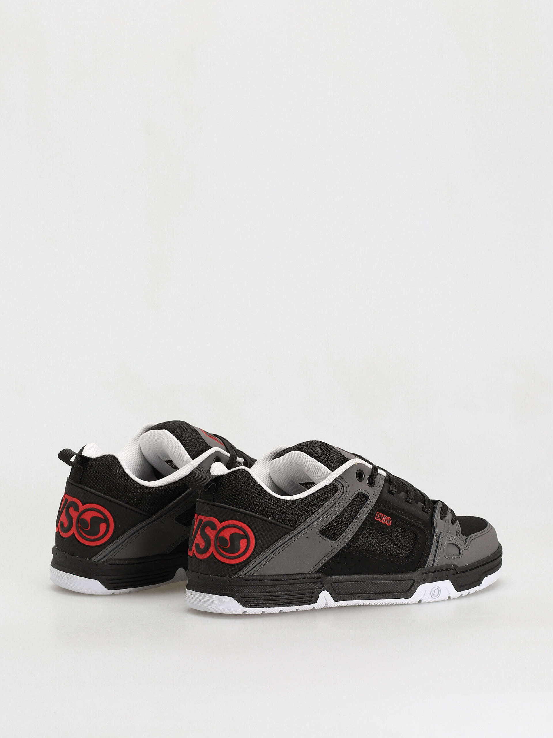 Buty DVS Comanche (black charcoal fiery red nubuck)