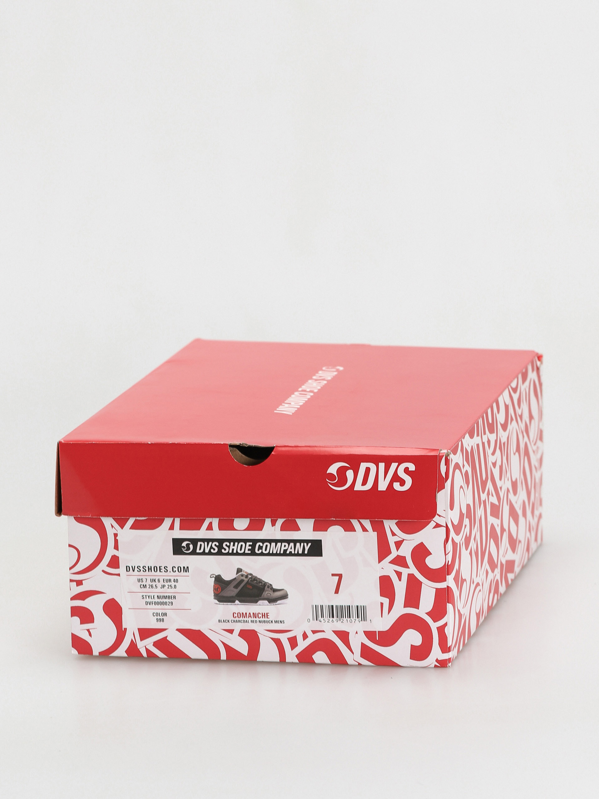 Buty DVS Comanche (black charcoal fiery red nubuck)