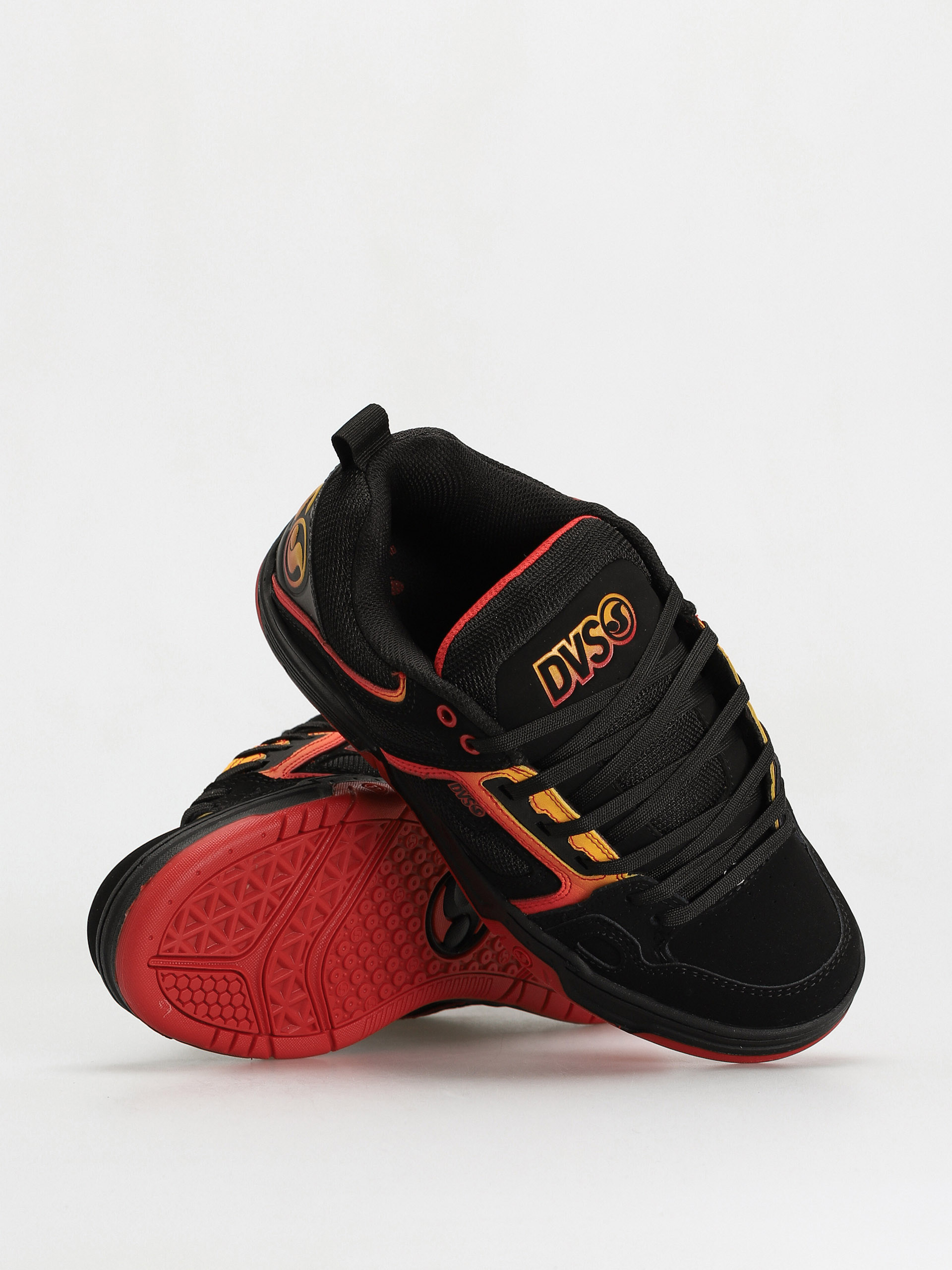 Buty DVS Comanche (black red yellow nubuck)