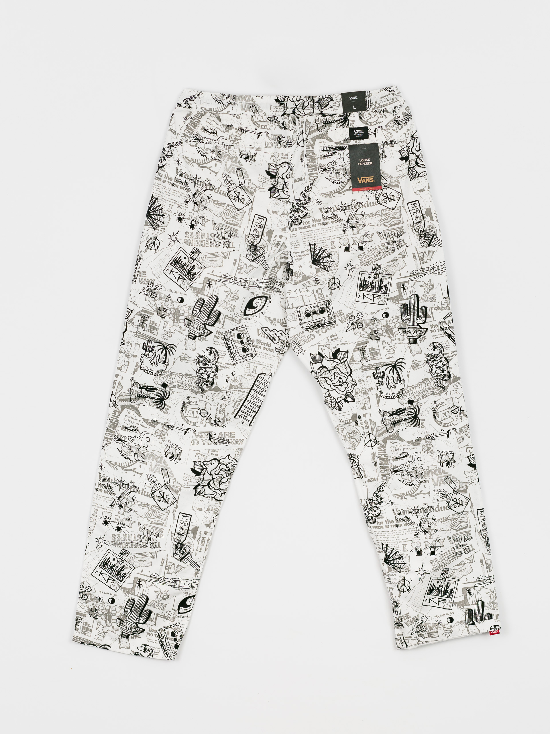 Spodnie Vans Kevin Peraza Range Louniwe Tapered (kevin peraza white/black)