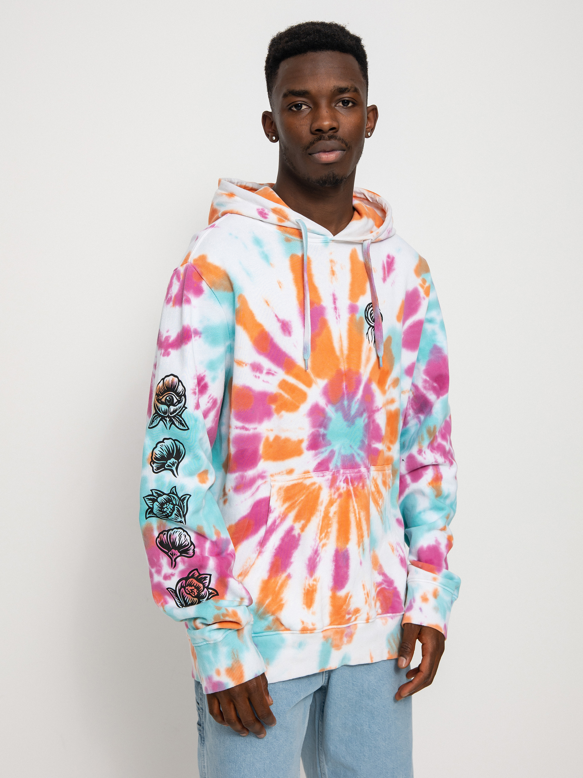 Bluza z kapturem Element Bloom HD (festivalfuchsia)