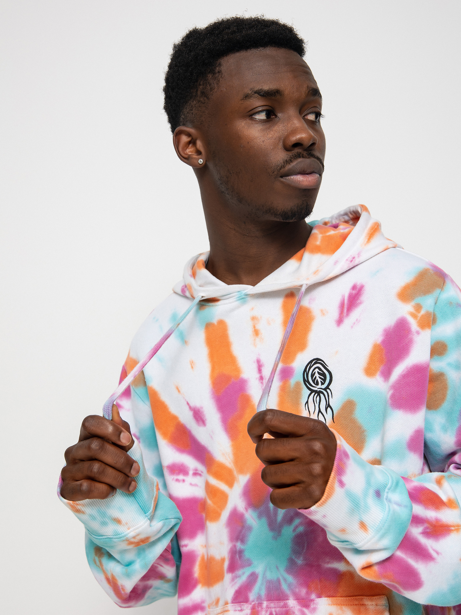 Bluza z kapturem Element Bloom HD (festivalfuchsia)