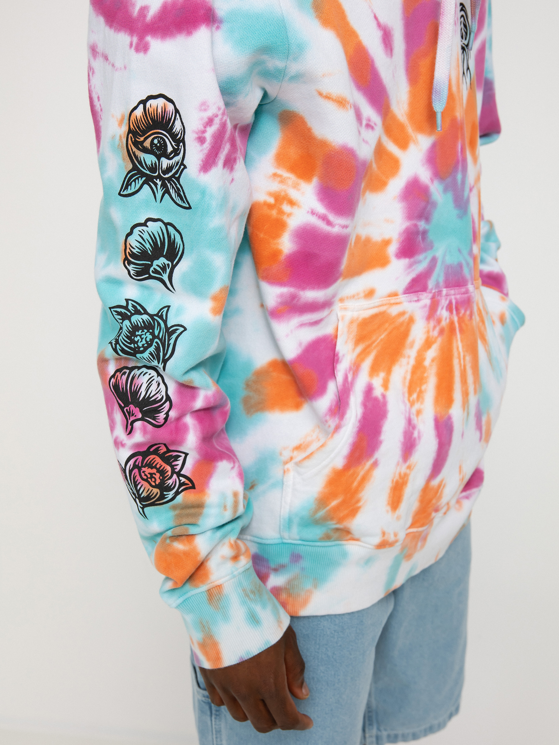 Bluza z kapturem Element Bloom HD (festivalfuchsia)