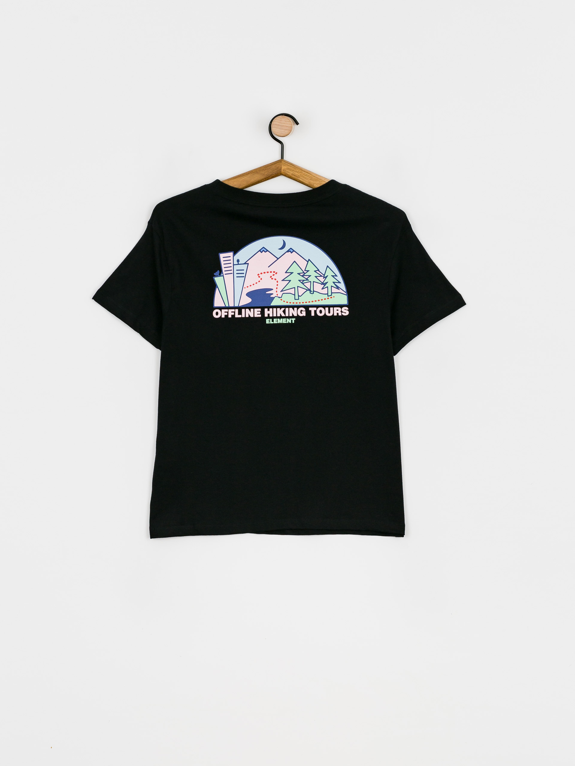 T-shirt Element Offline Wmn (flint black)