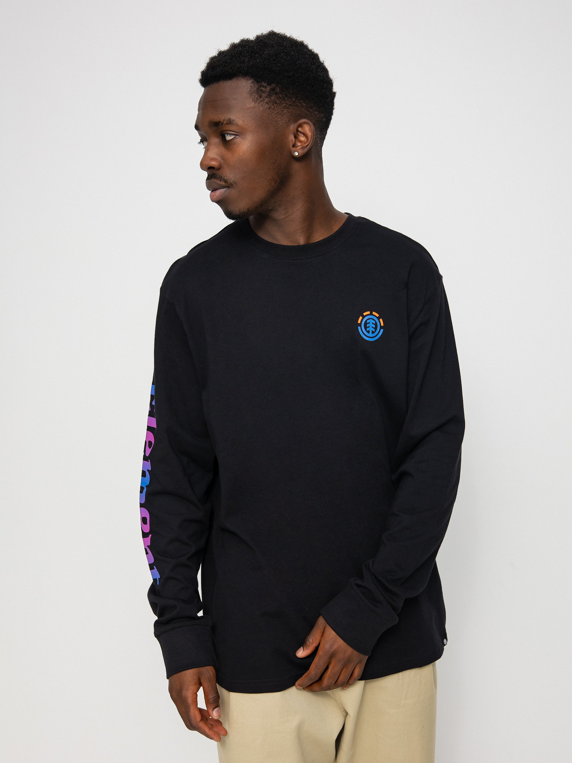 Longsleeve Element Kass (flint black)