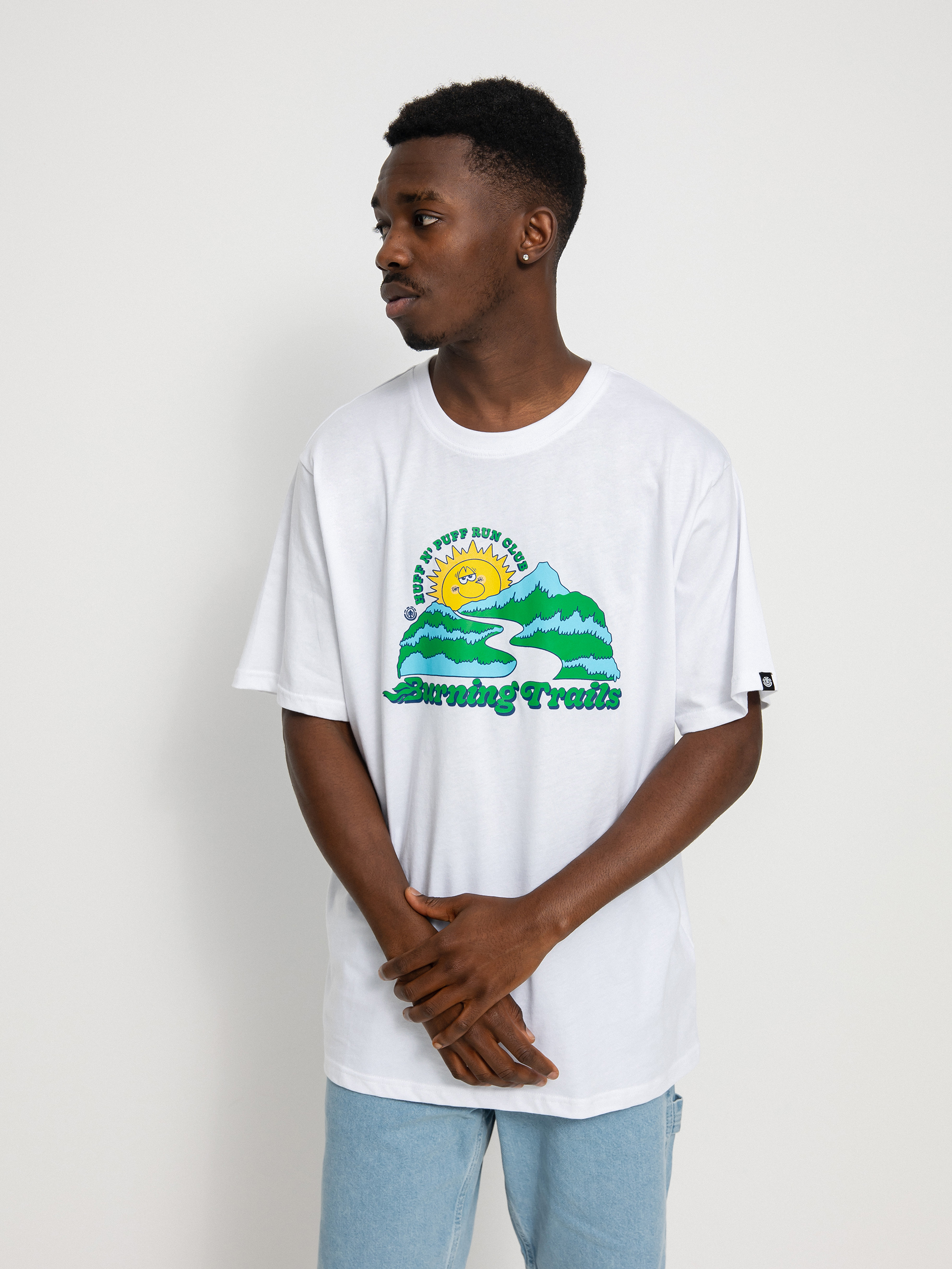 T-shirt Element Burning Trail (optic white)