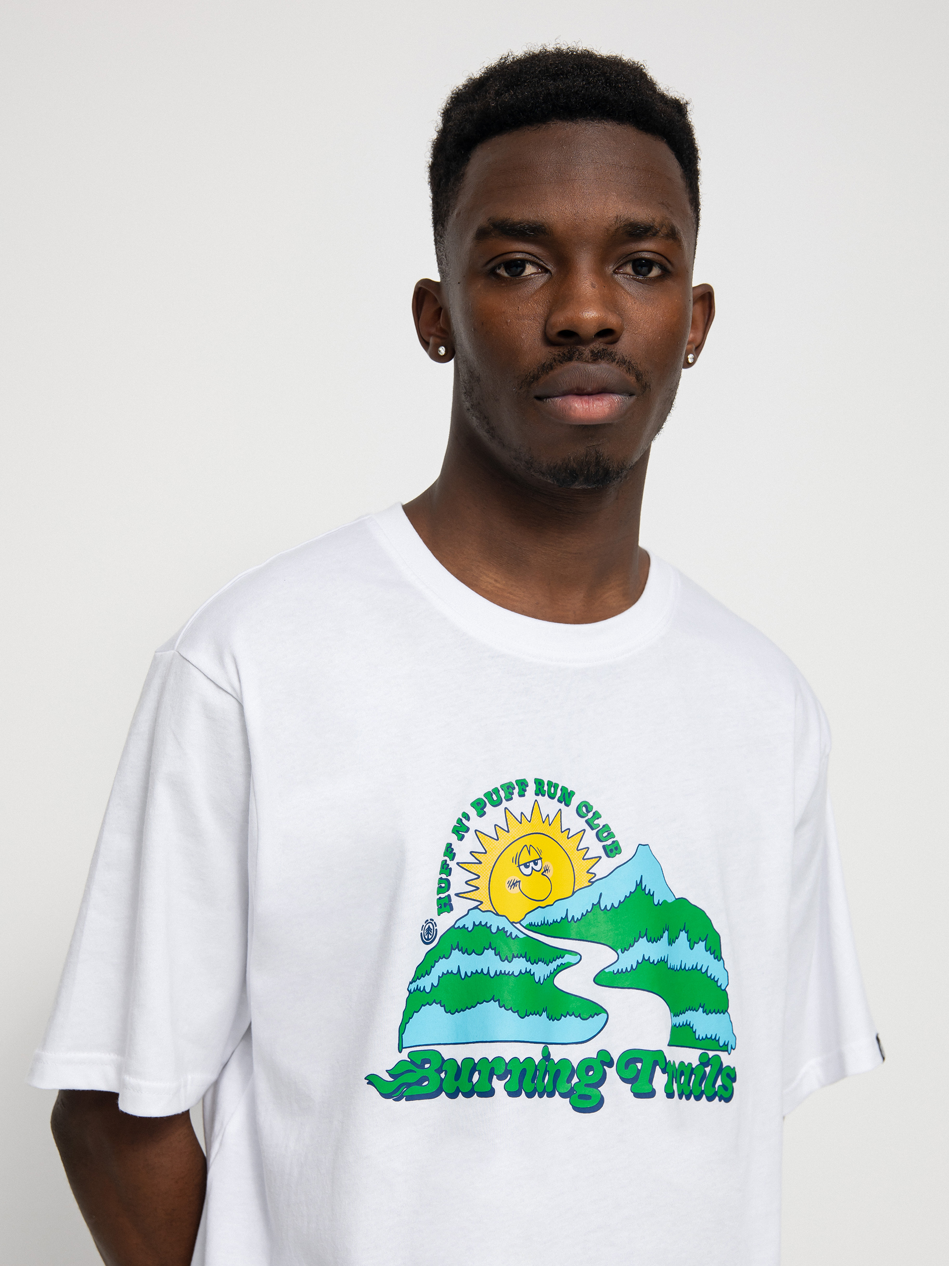 T-shirt Element Burning Trail (optic white)