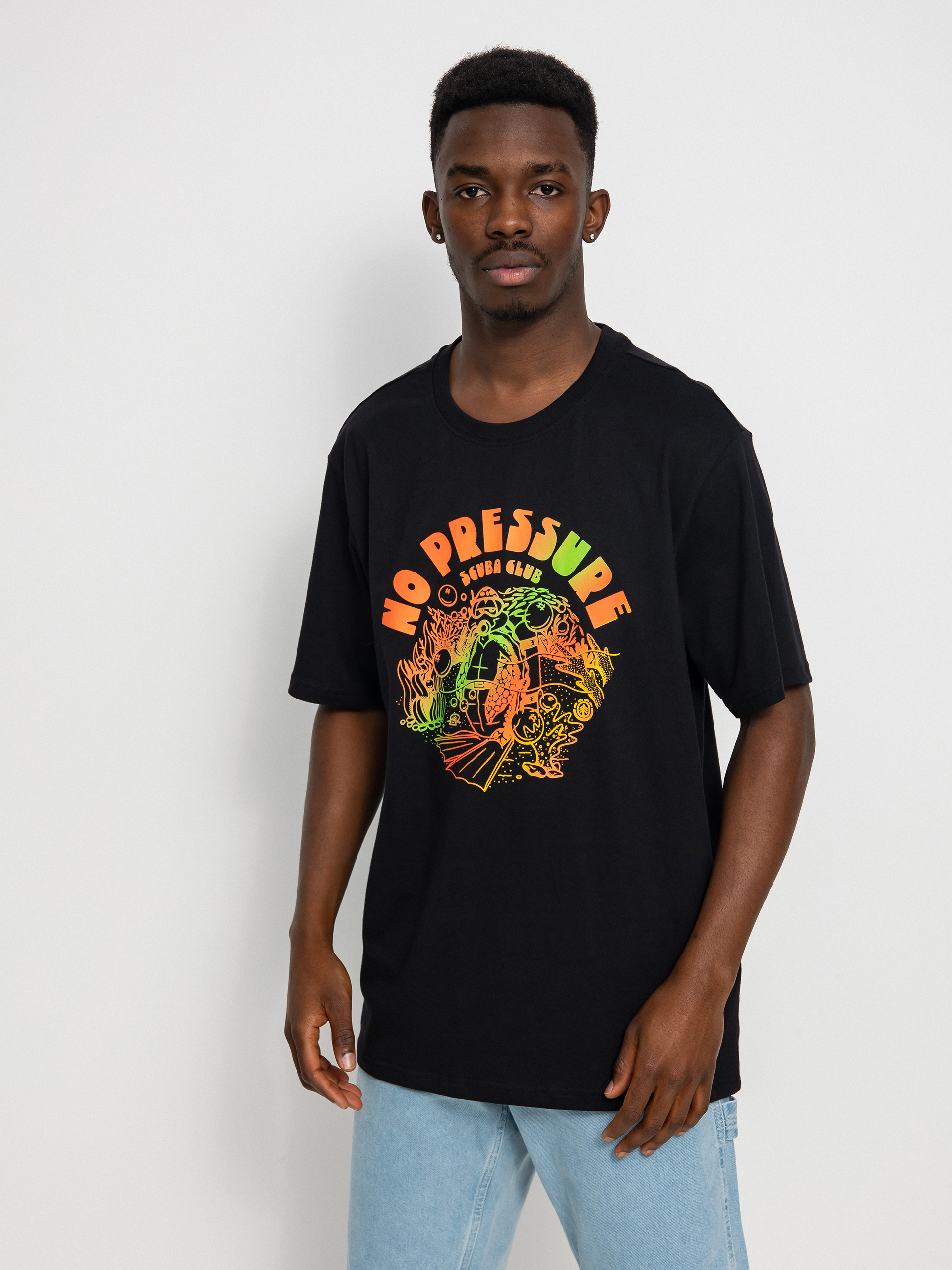T-shirt Element No Pressure (flint black)