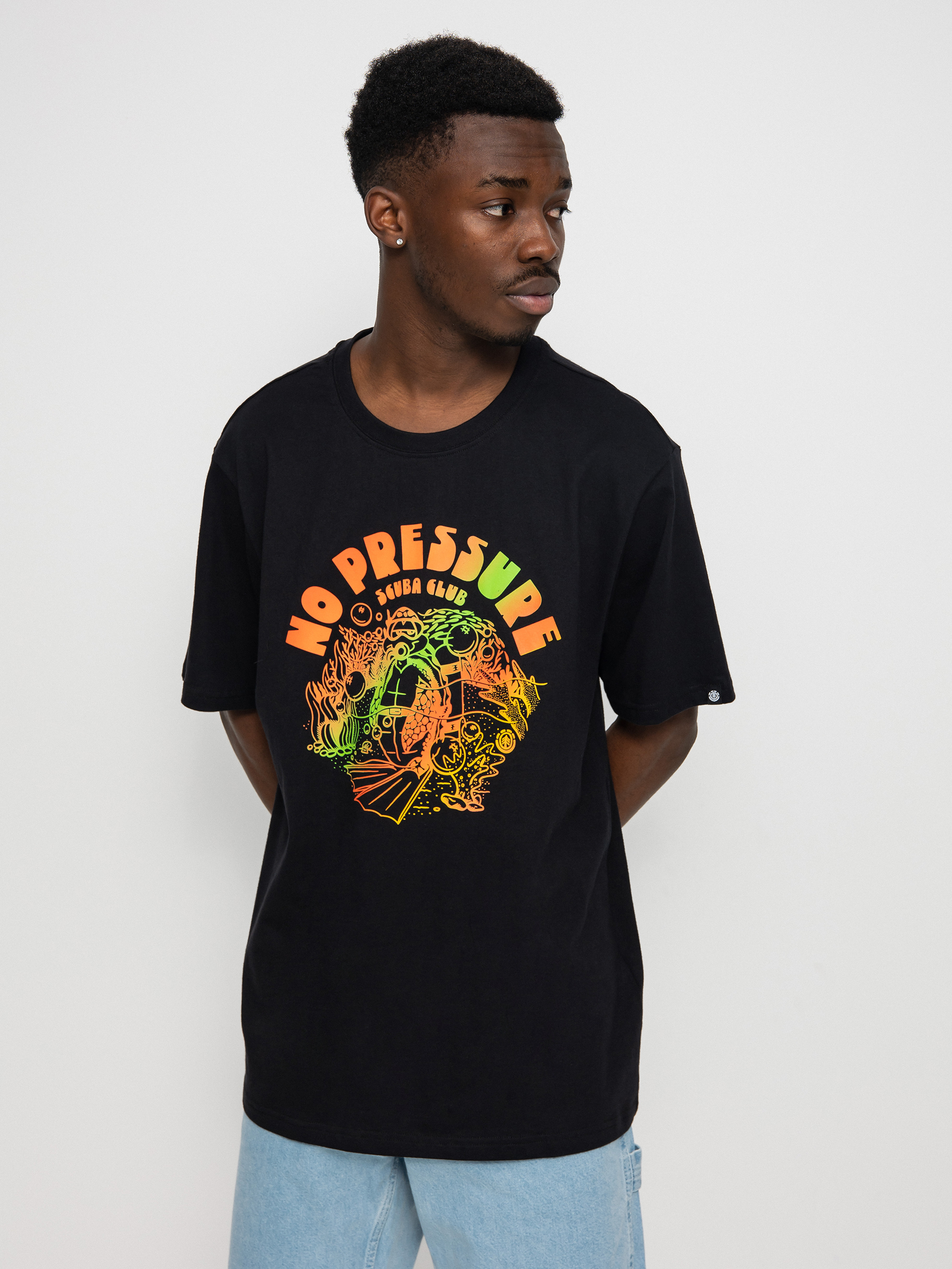 T-shirt Element No Pressure (flint black)