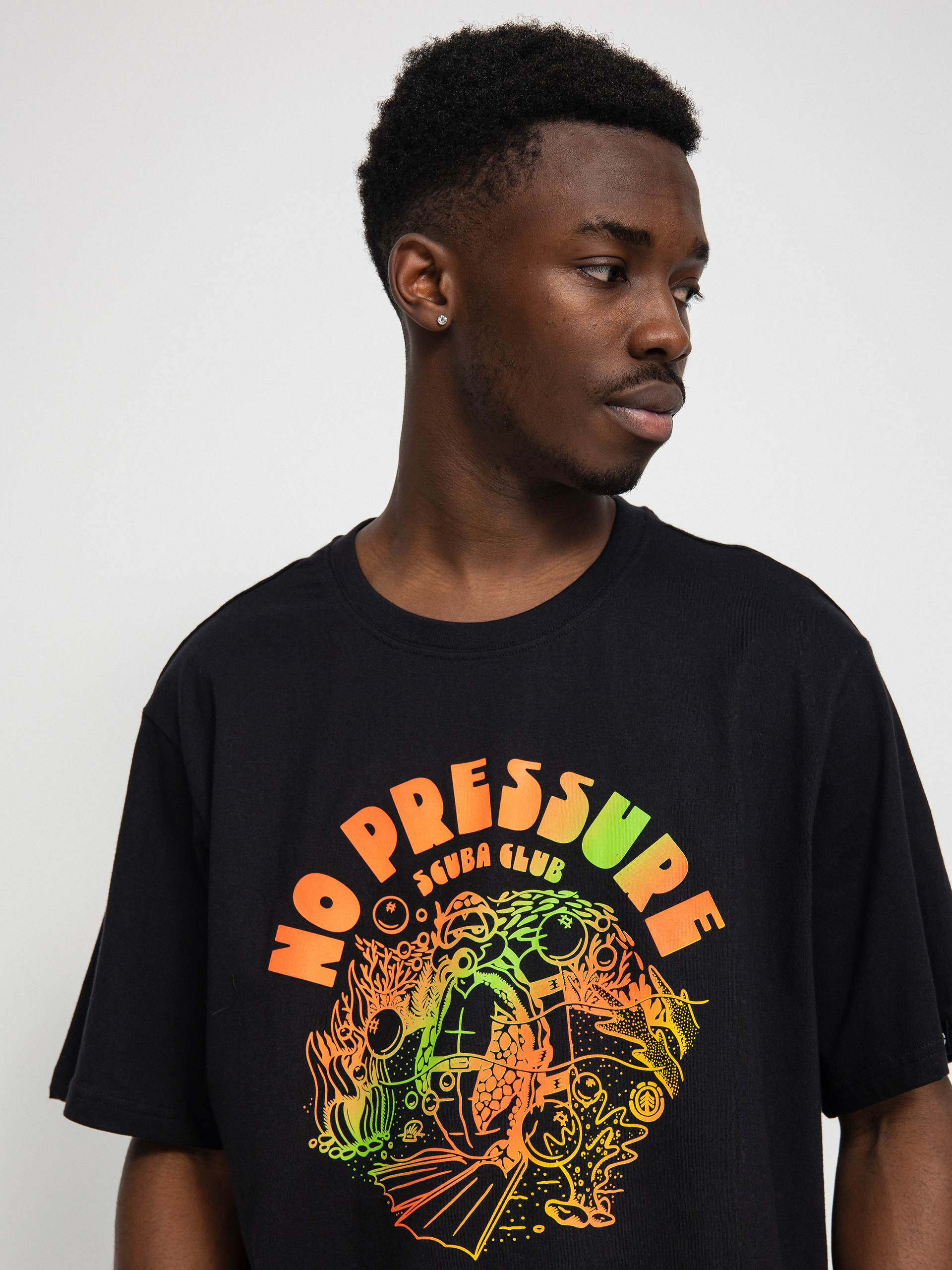 T-shirt Element No Pressure (flint black)