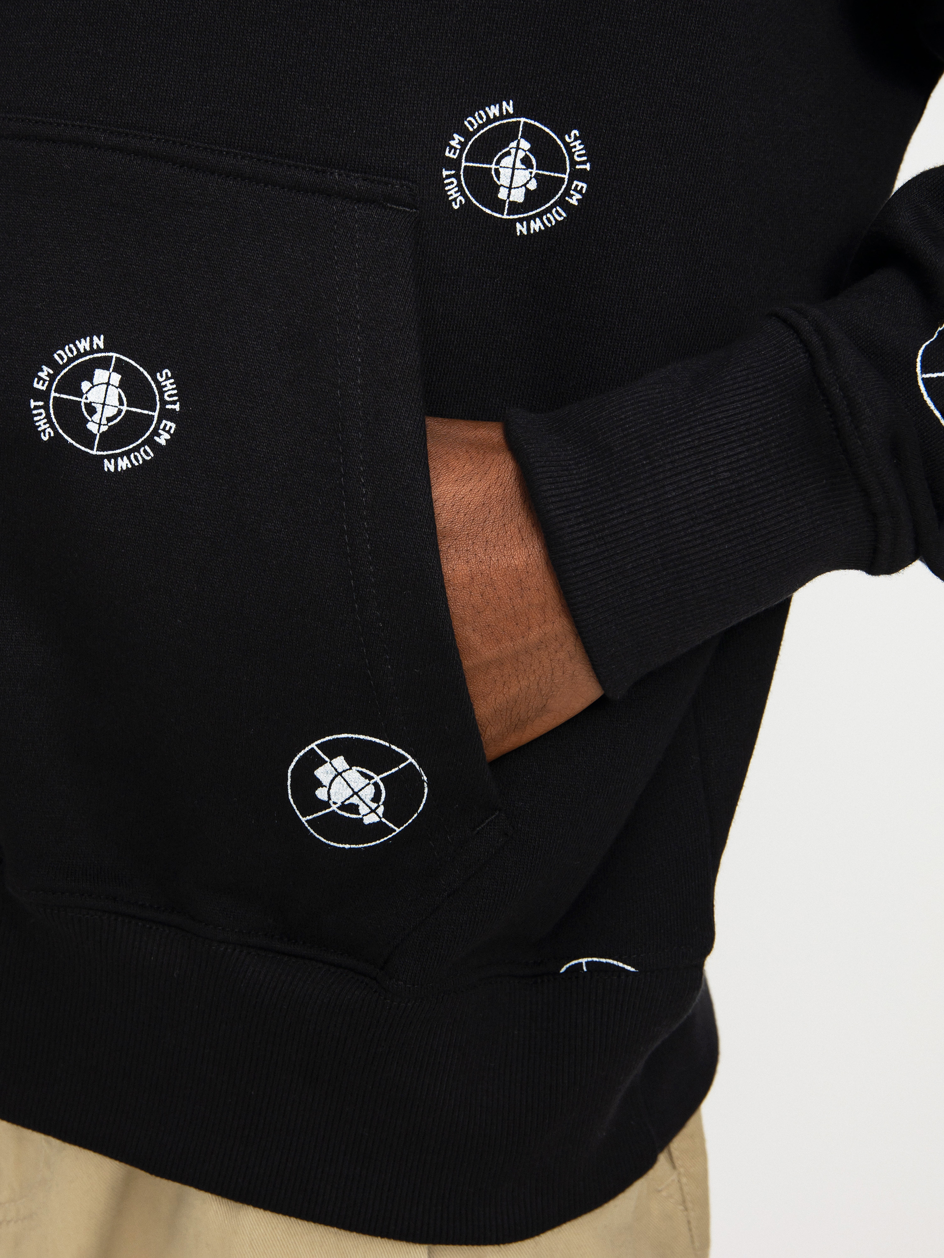 Bluza z kapturem Element Pexe Polka HD (black)