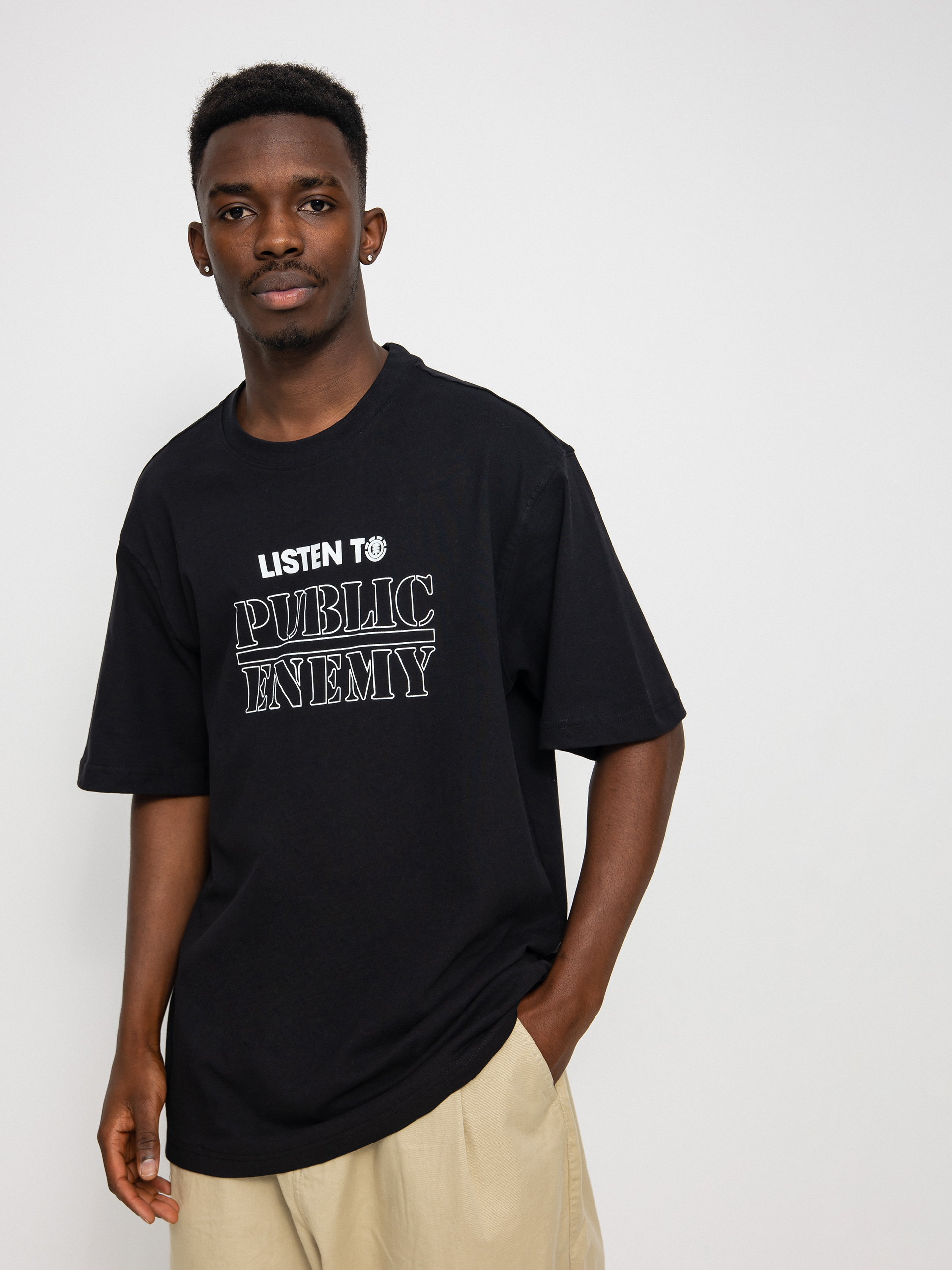 T-shirt Element Pexe Listen To (flint black)